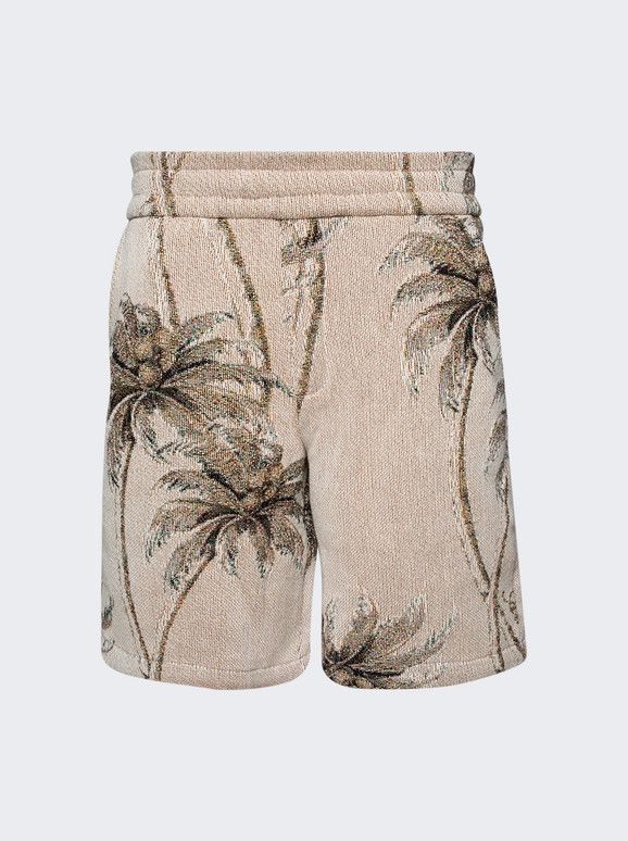 Amiri o1s1wg110725 Twisted Palms Tapestry Shorts in Multicolor Size US 34 / EU 50 - 1 Thumbnail