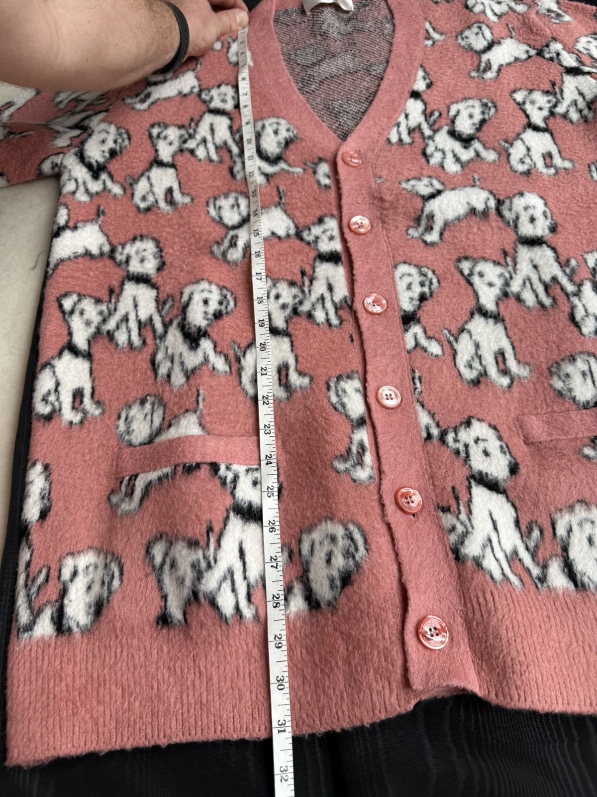 Celine SS22 Celine cosmic cruiser pink puppy cardigan Hedi XL Size US XL / EU 56 / 4 - 9 Thumbnail