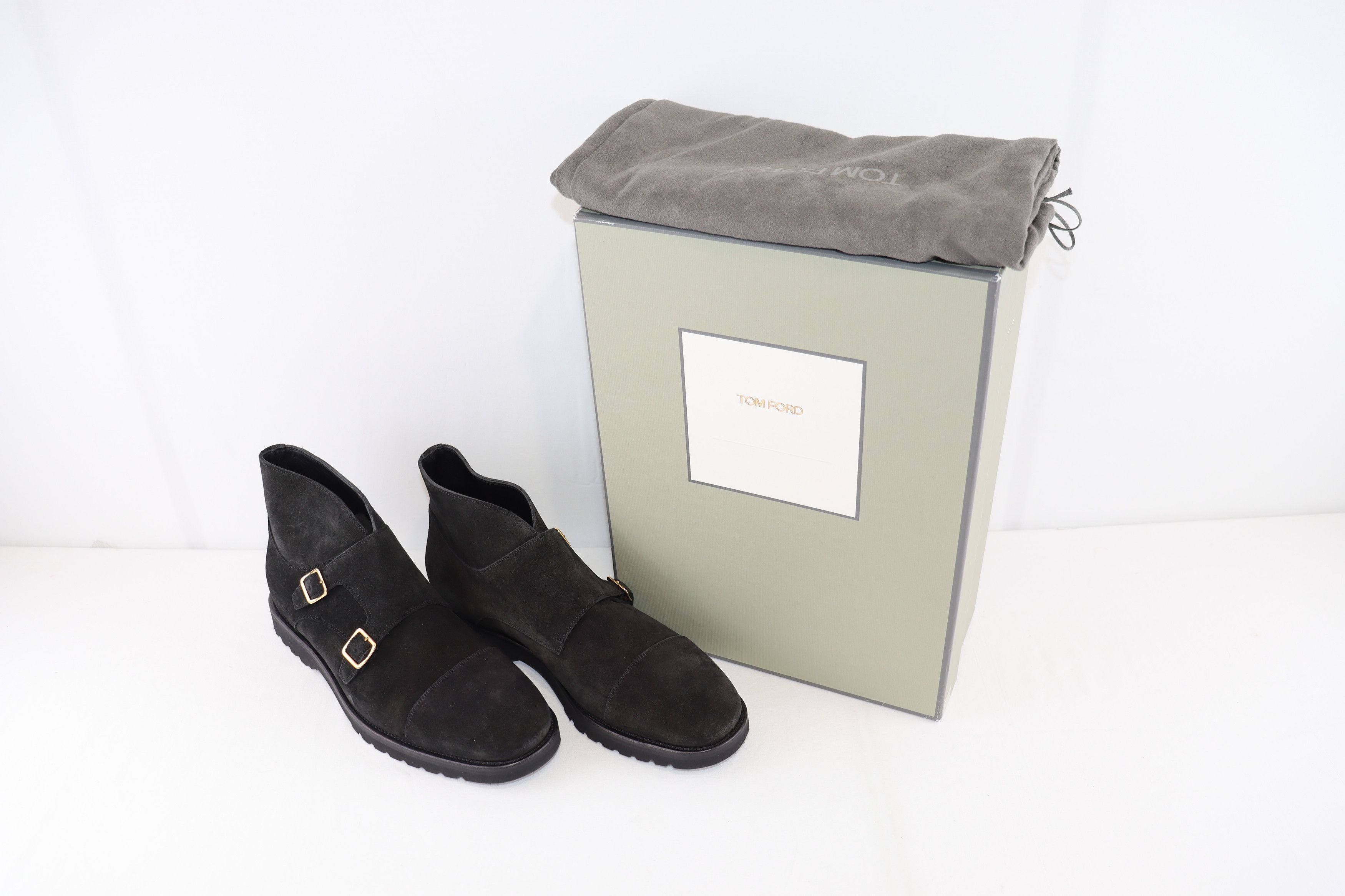 Tom Ford o1rshd1 Informal Monk Strap Boots in Black Size US 11 / EU 44 - 10 Thumbnail