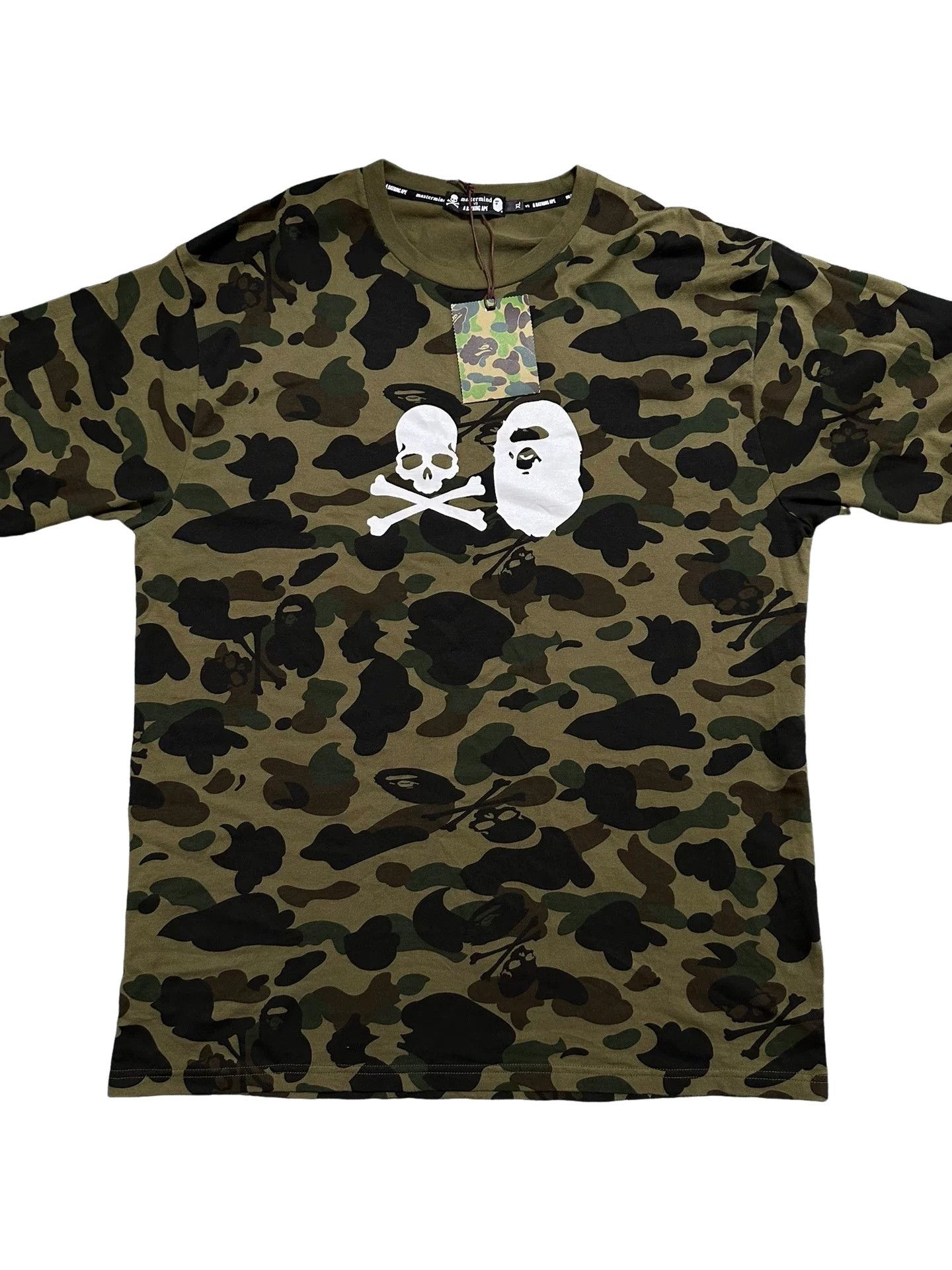 Bape × Mastermind Japan A Bathing Ape x Mastermind Japan Camo T-Shirt Size XL Size US XL / EU 56 / 4 - 1 Thumbnail