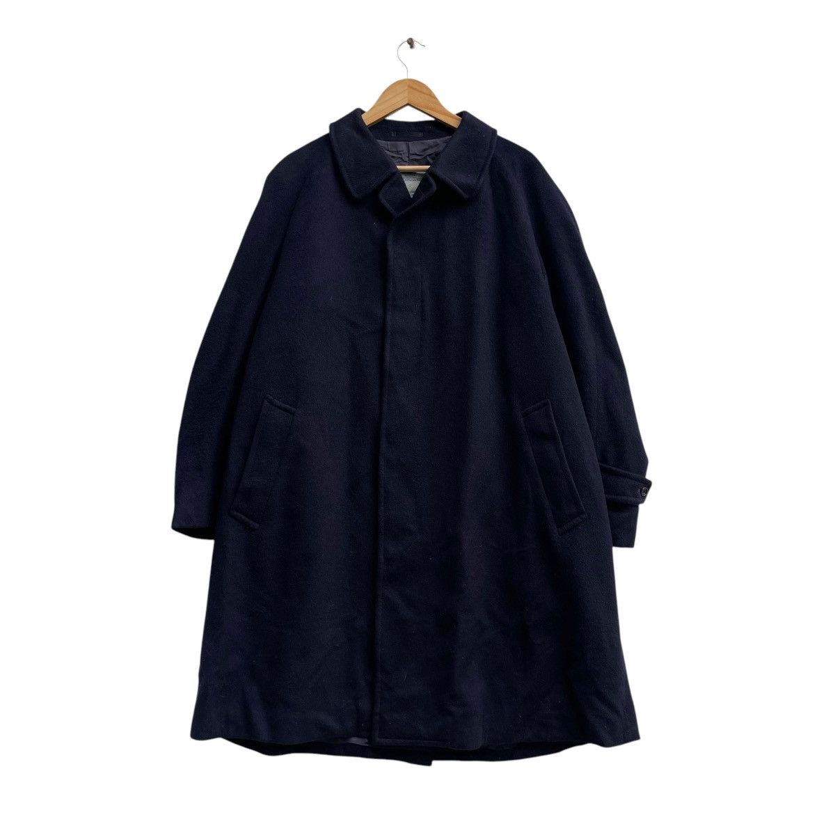 Aquascutum × Autumn Cashmere 💥Vintage Aquascutum Pure Wool Lamb Long Coat Jacket Size US M / EU 48-50 / 2 - 2 Thumbnail