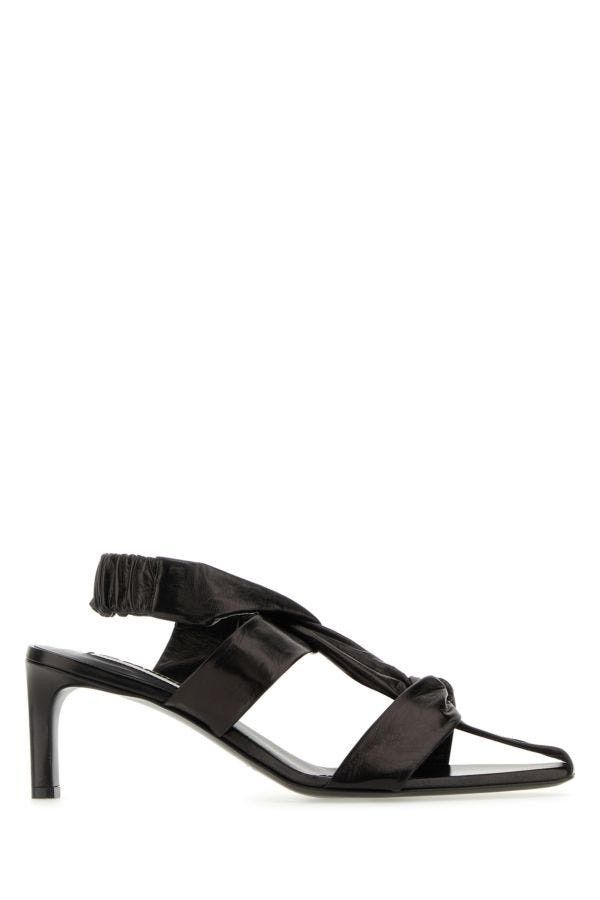 Jil Sander o1y1025 Sandals in Black Size US 6 / IT 36 - 1 Thumbnail