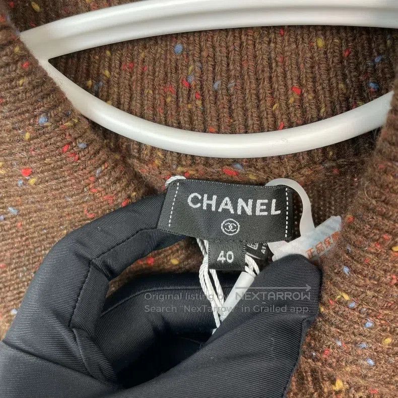 Chanel Chanel Ski colour dot rhinestone bow knitted vest Size S / US 4 / IT 40 - 3 Thumbnail