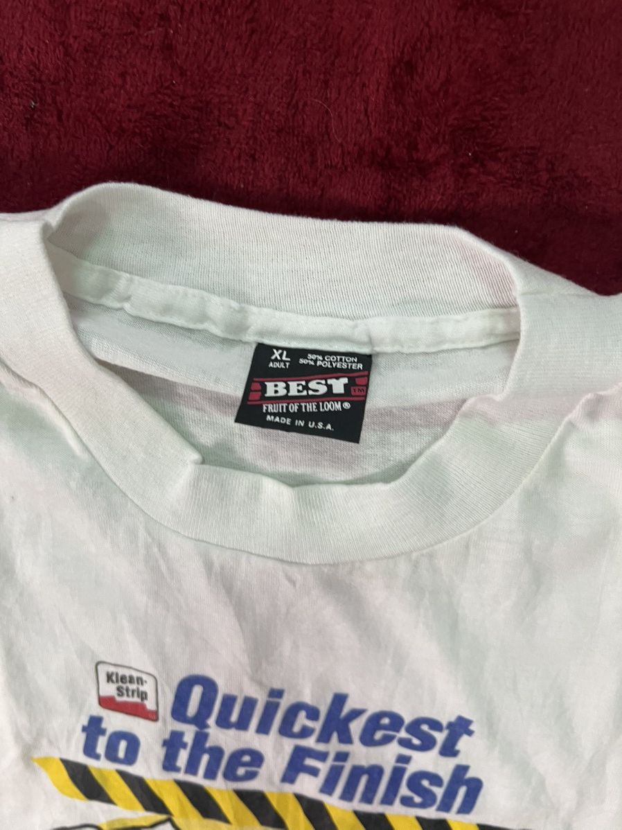 NASCAR × Vintage Klean-Strip “Quickest to the Finish” – Vintage 90s LS Tee Size US XL / EU 56 / 4 - 4 Thumbnail