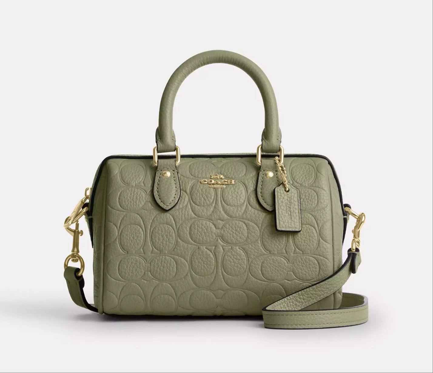 Coach Mini Rowan Crossbody Bag In Signature Leather CEW07 Size ONE SIZE - 13 Thumbnail