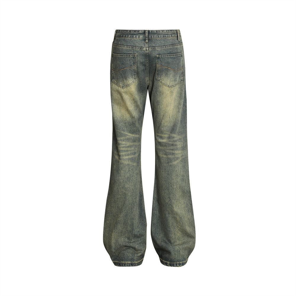Japanese Brand × Jean Punk washed distressed vintage men's bootcut jeans Size US 32 / EU 48 - 4 Thumbnail