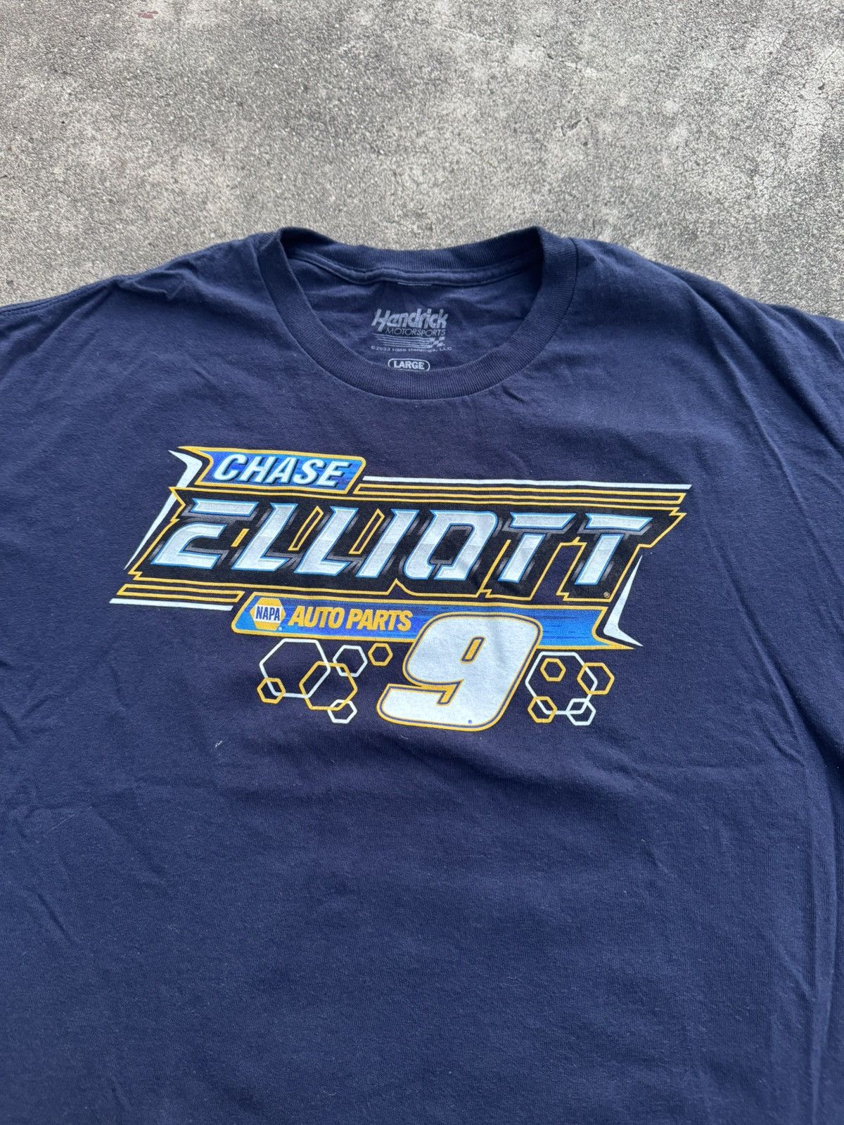 NASCAR Chase Elliott navy blue NASCAR tee Size US L / EU 52-54 / 3 - 2 Thumbnail