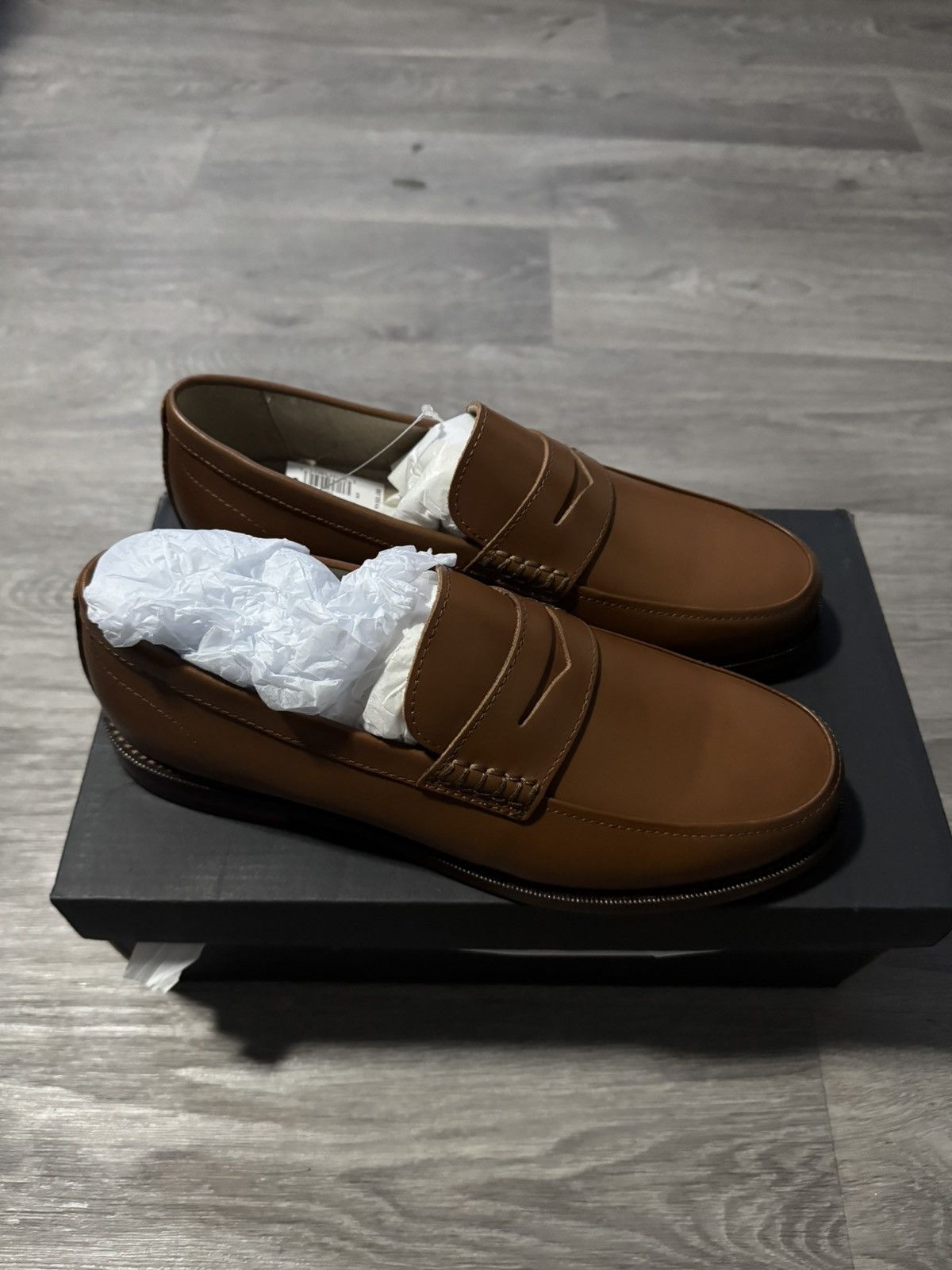 Banana Republic Leather Penny Loafer Size US 9.5 / EU 42-43 - 6 Thumbnail