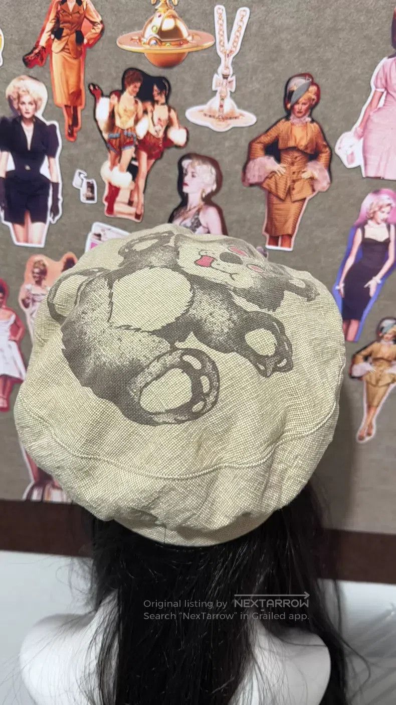 Vivienne Westwood Vivienne Westwood Vintage Teddy Bear Newsboy Cap Size ONE SIZE - 3 Thumbnail