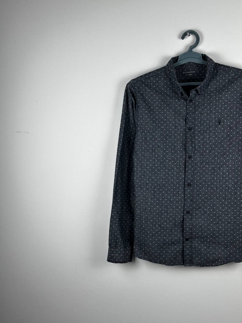 Allsaints Allsaints Dots Print Shirt Casual Formal Size XL Size US XL / EU 56 / 4 - 3 Thumbnail