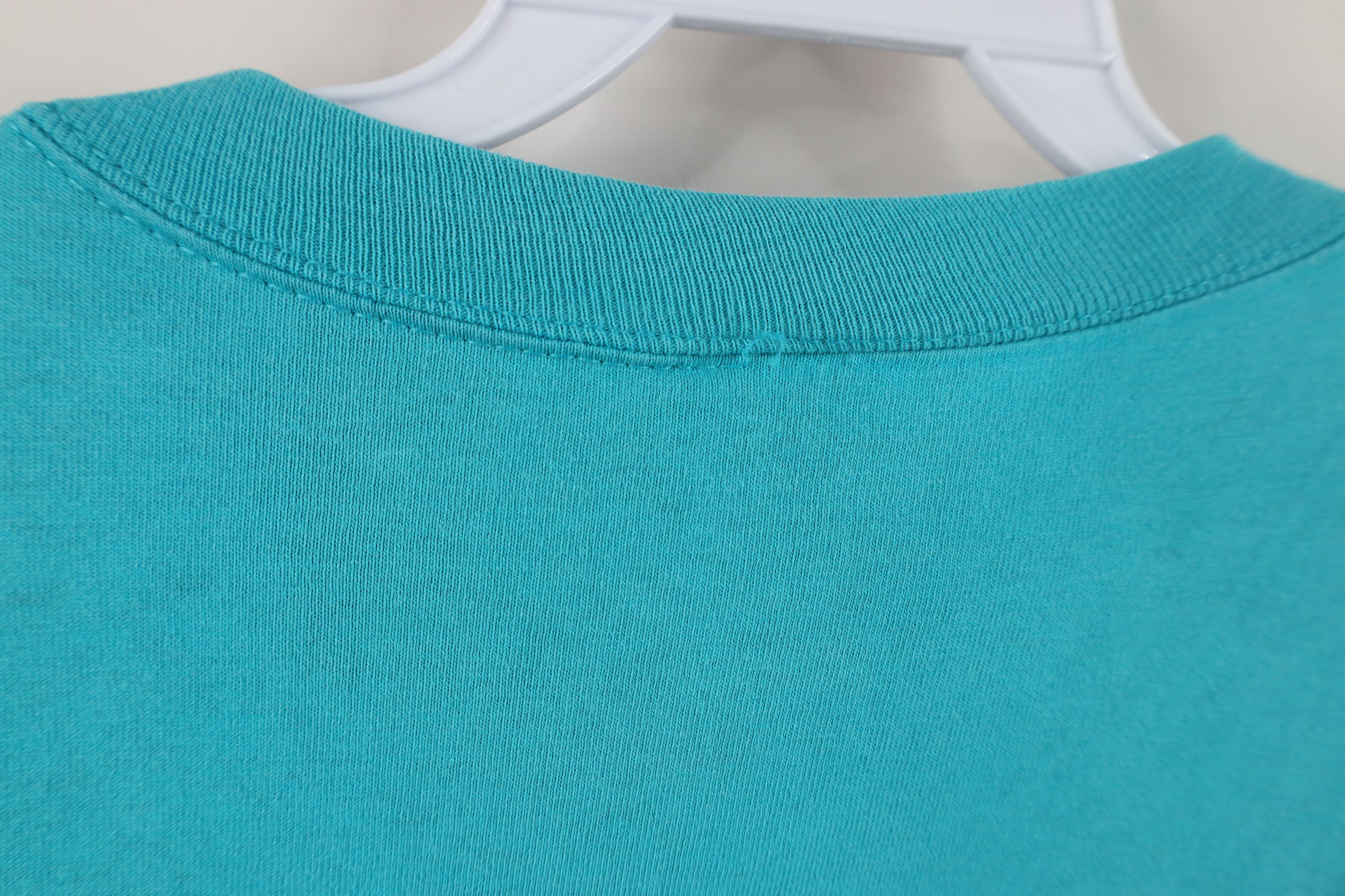 Russell Athletic Vintage 90s Russell Athletic Blank Cotton T-Shirt Blue USA Size US XL / EU 56 / 4 - 10 Thumbnail