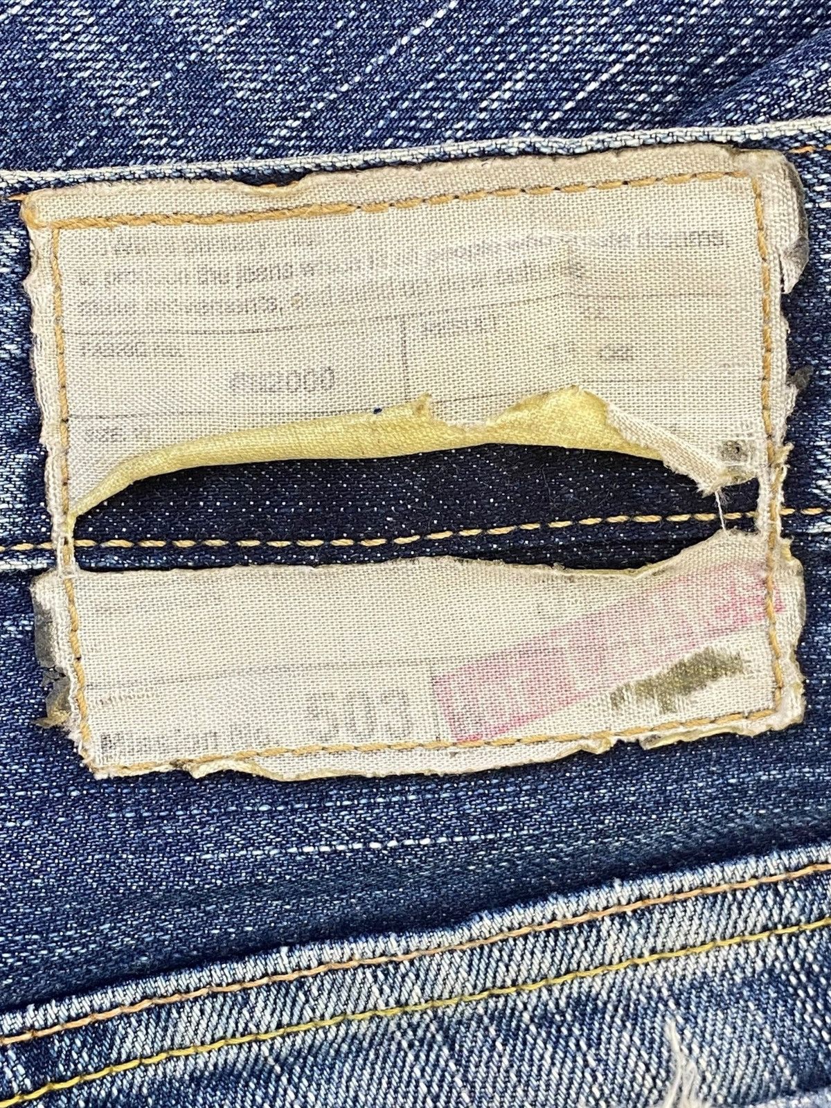 Edwin Edwin Faded Blue Wash Style Flare Leg Jeans Size US 30 / EU 46 - 11 Thumbnail