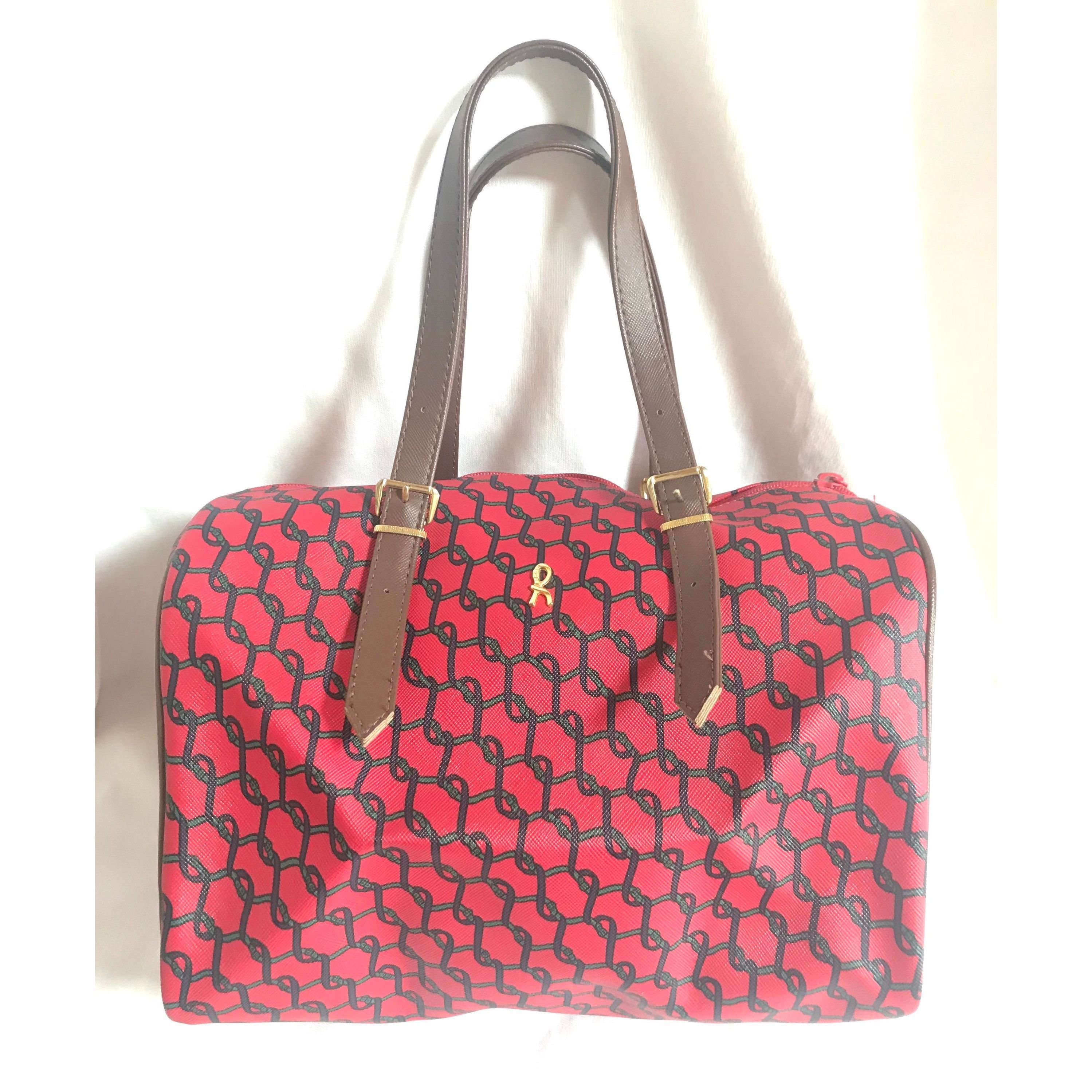 Roberta di Camerino Vintage Roberta di Camerino red, green and navy handbag Size ONE SIZE - 1 Thumbnail