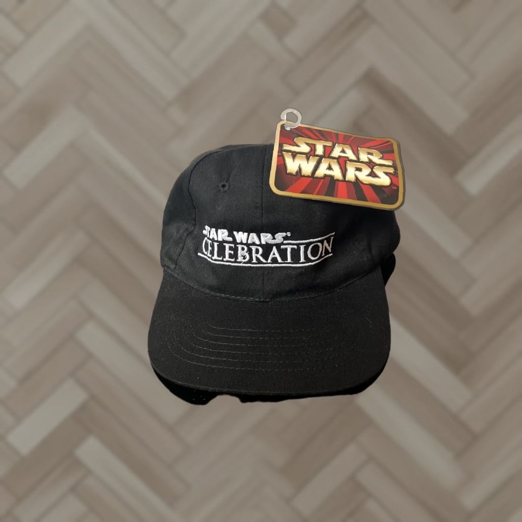 Star Wars VINTAGE Star Wars 1999 Celebration Hat NWT Deadstock Size ONE SIZE - 1 Thumbnail