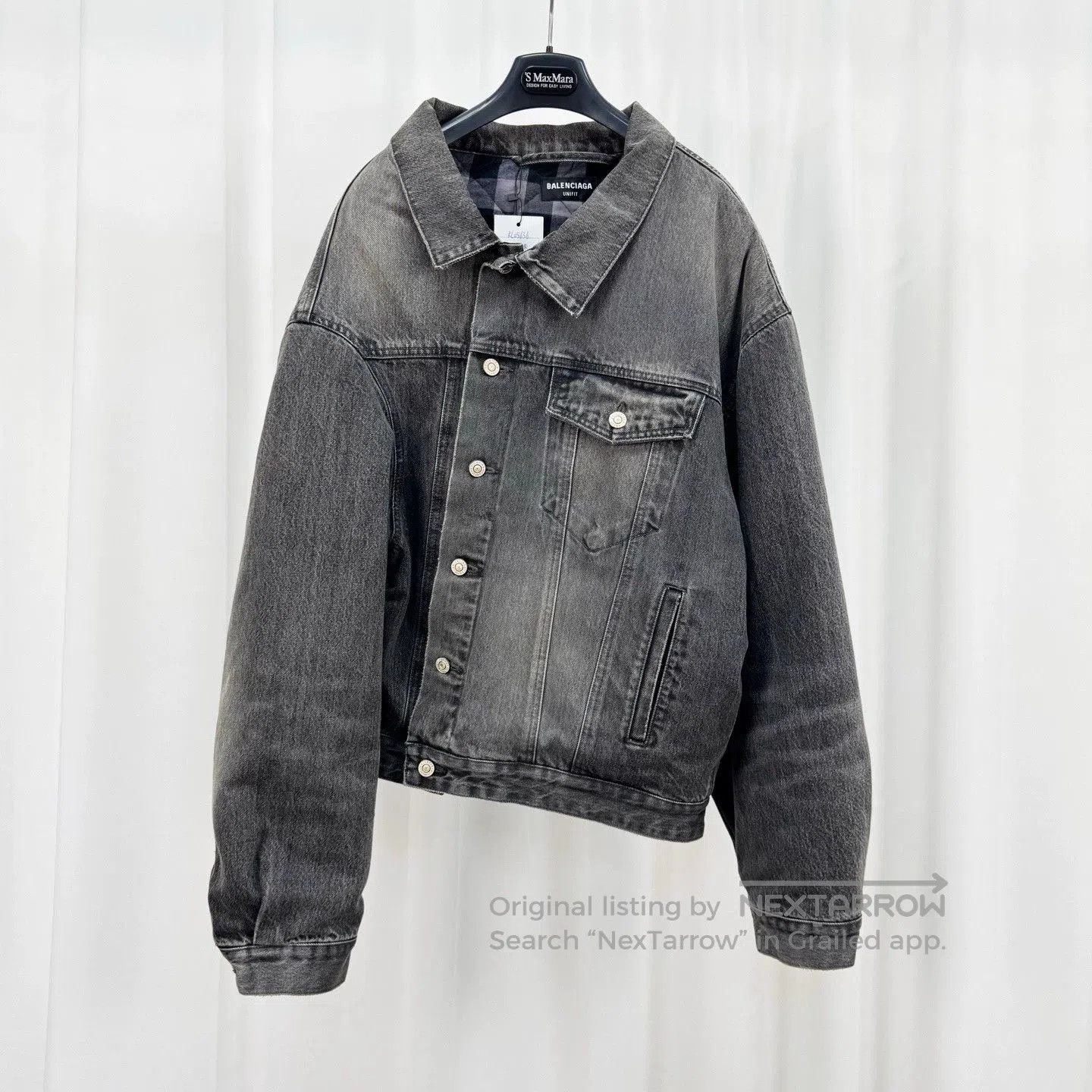 Balenciaga Balenciaga Washed Denim Cotton Jacket. Size US M / EU 48-50 / 2 - 1 Thumbnail