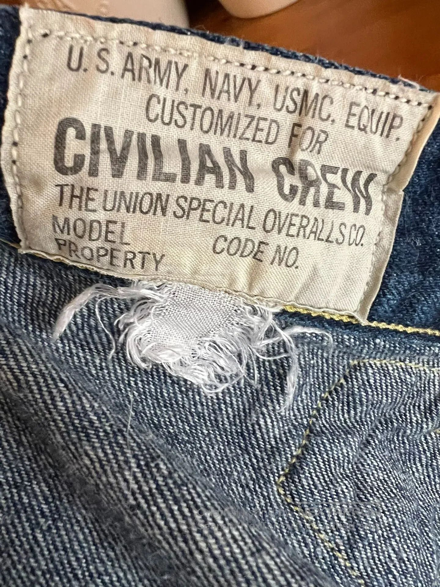 Japanese Brand blue high. Size US 32 / EU 48 - 8 Thumbnail