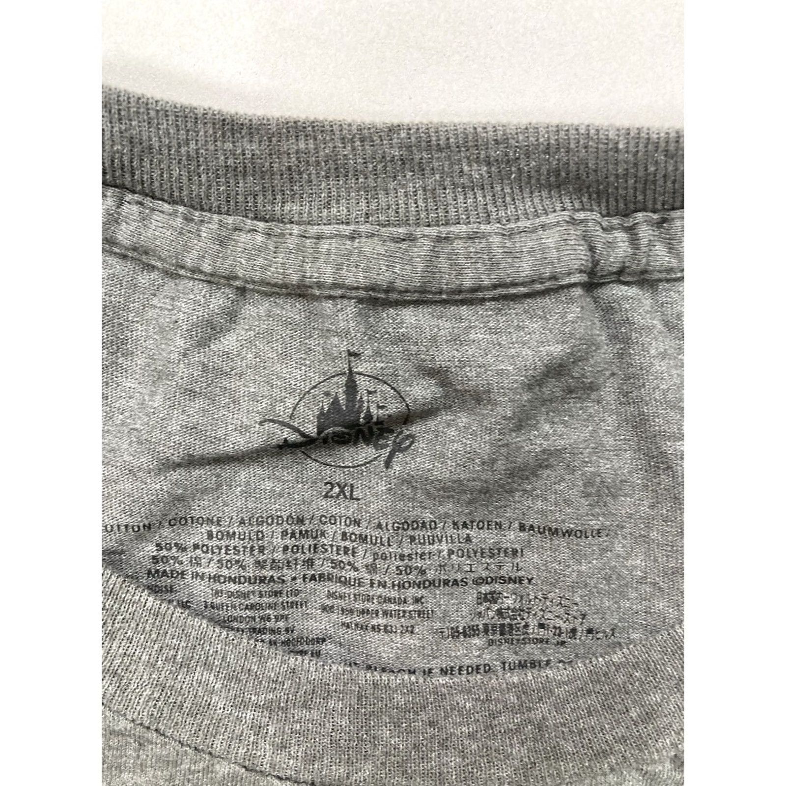 Disney Disney T-Shirt Men XXL Gray Pocket Graphic Print The Half Note Jazz Club Crew Neck Short Sleeve Size US XL / EU 56 / 4 - 5 Thumbnail