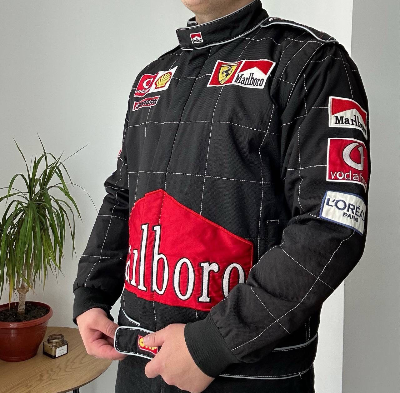 Ferrari × Marlboro Vintage Ferarri Racing Marlboro Black Jacket Size US M / EU 48-50 / 2 - 14 Thumbnail
