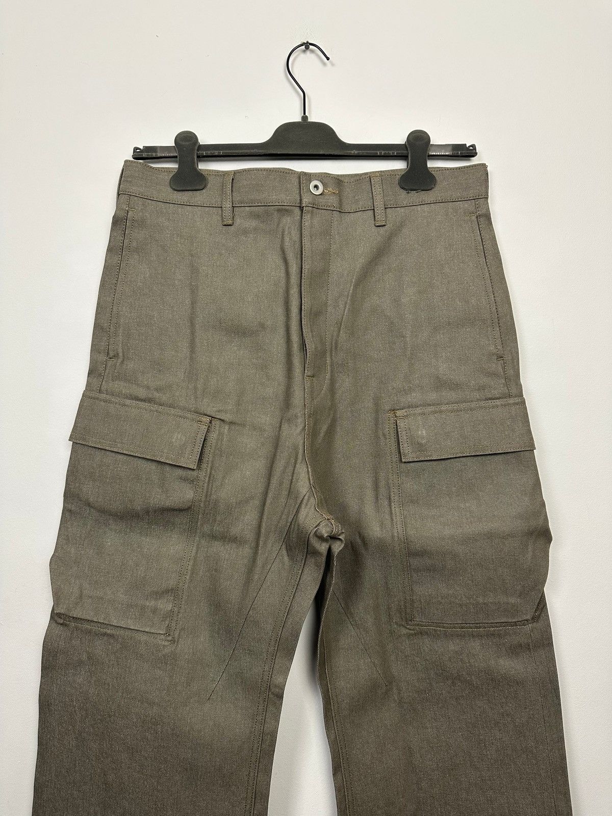 Rick Owens DRKSHDW Sage Cargo Geth Denim Size US 33 - 2 Thumbnail