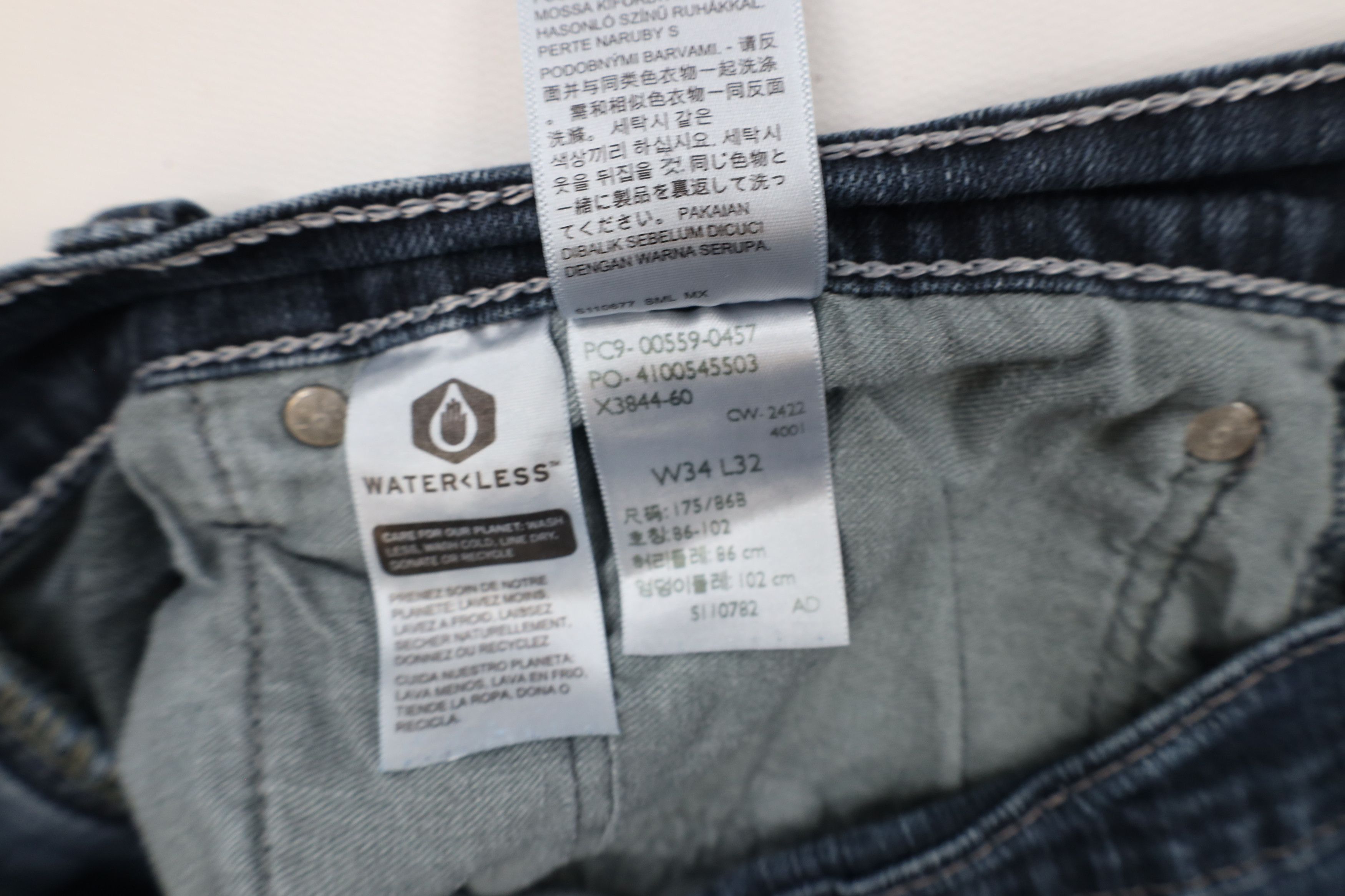 Levi's × Vintage Vintage Y2K Levis 559 Fit Straight Leg Denim Jeans Blue Size US 34 / EU 50 - 7 Thumbnail