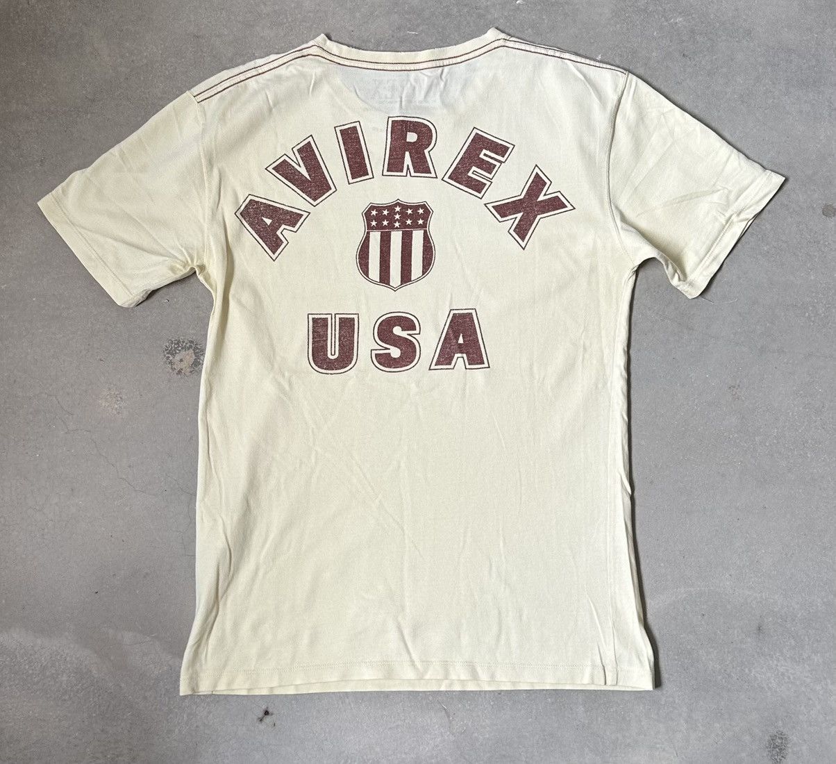 Avirex VINTAGE AVIREX FLIGHT ACADEMY DISTRESSED TEE Size US M / EU 48-50 / 2 - 1 Thumbnail