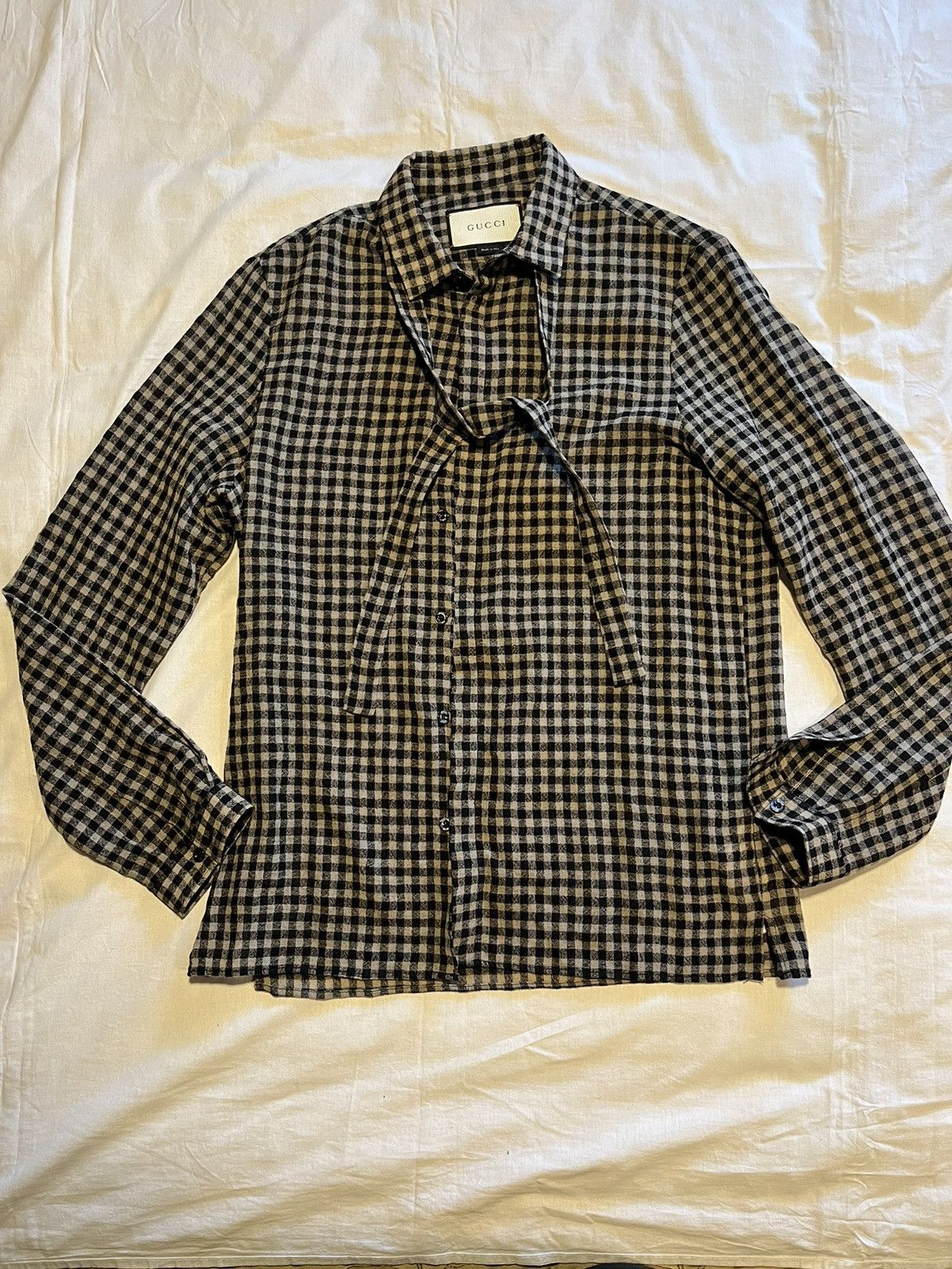 Gucci Gucci Cambridge wool shirt. Size US S / EU 44-46 / 1 - 2 Thumbnail