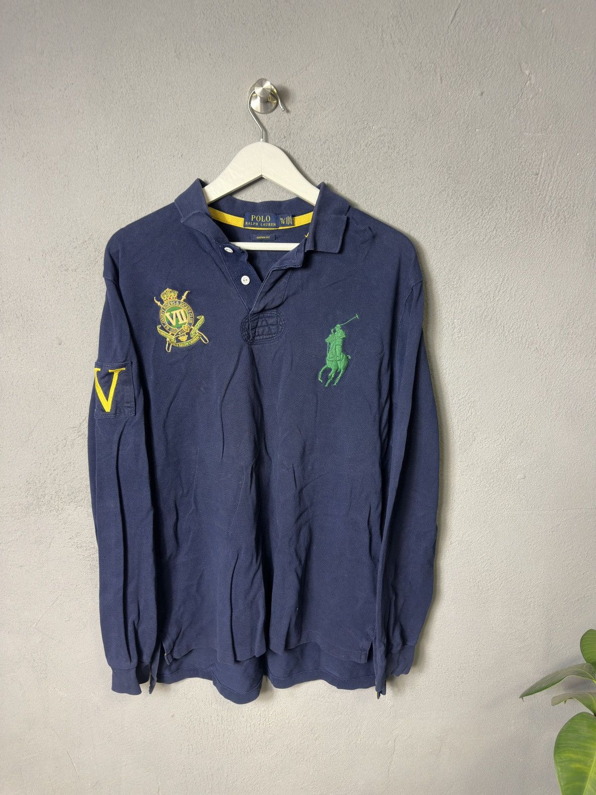 Polo Ralph Lauren Ralph Lauren Big Logo Y2K rugby long sleeve polo size XL Size US XL / EU 56 / 4 - 1 Thumbnail