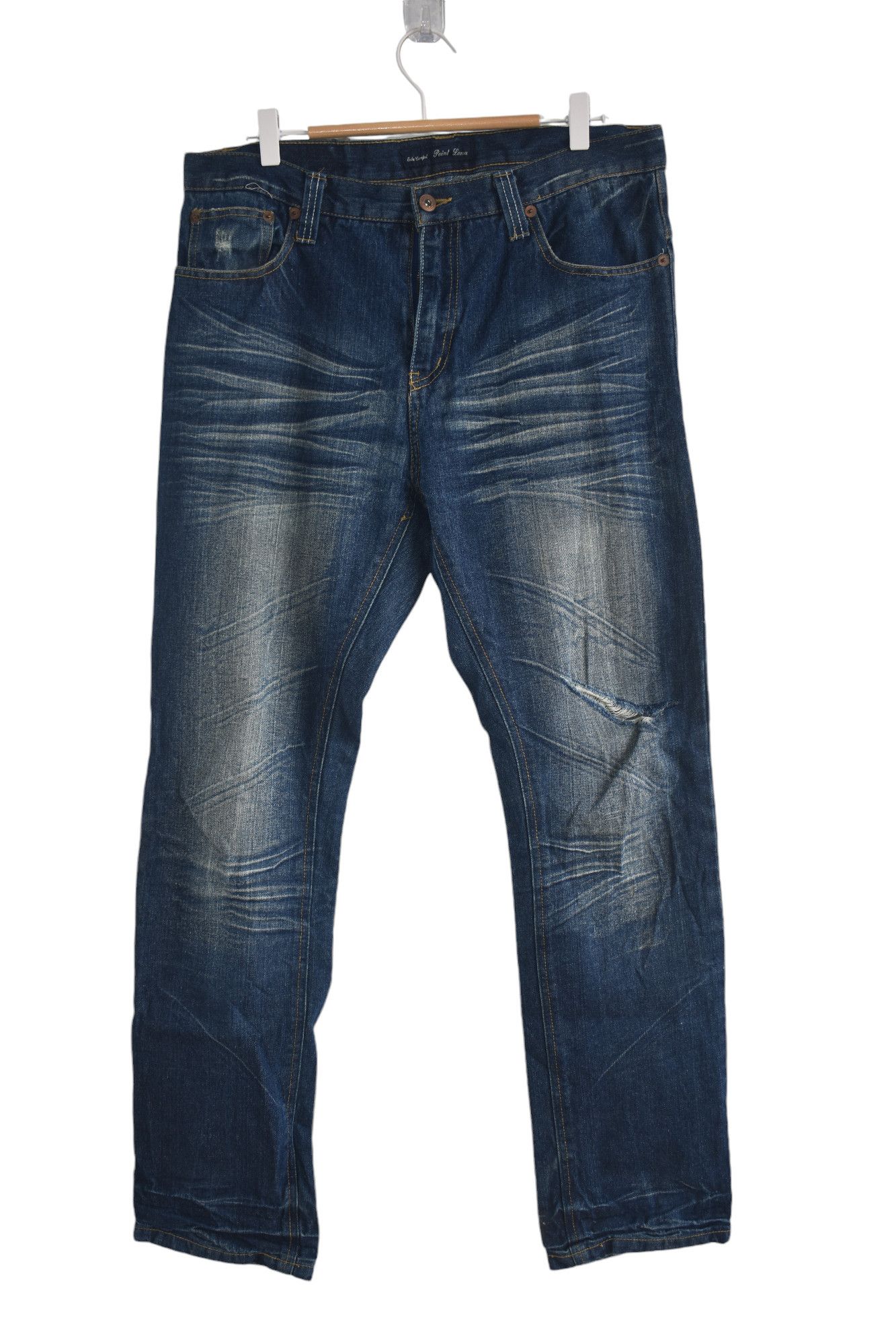 If Six Was Nine × Japanese Brand × Vintage Rare 🔥 Point Loma Japanese Jeans W34 Size US 34 / EU 50 - 1 Thumbnail