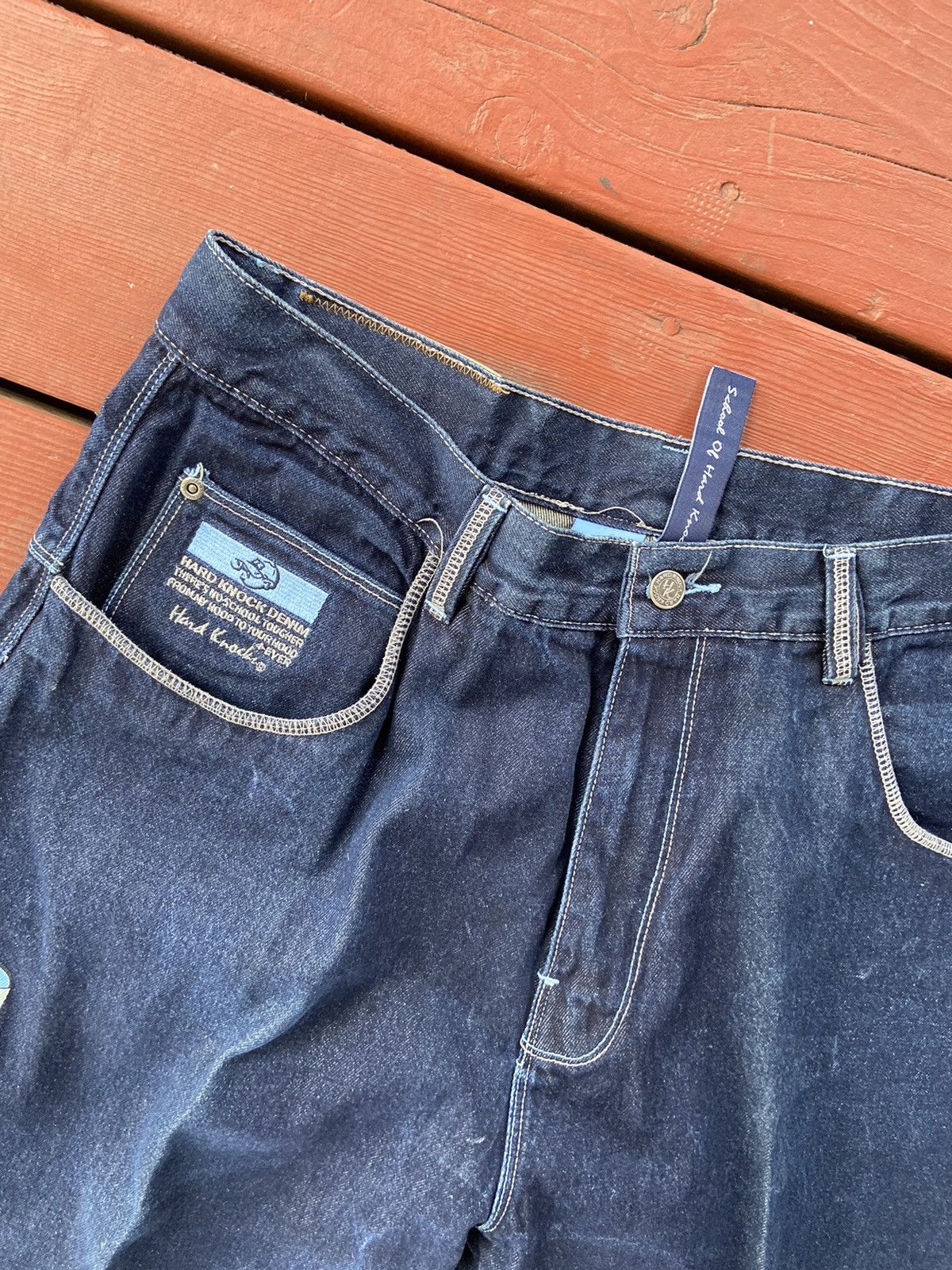 Vintage Y2K School Of Hard Knocks Baggy Jeans Size US 36 / EU 52 - 3 Thumbnail