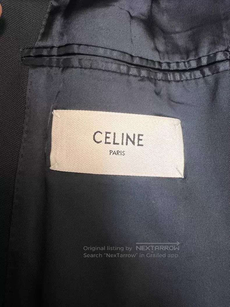 Celine CELINE Black Wool Suit Size US M / EU 48-50 / 2 - 4 Thumbnail