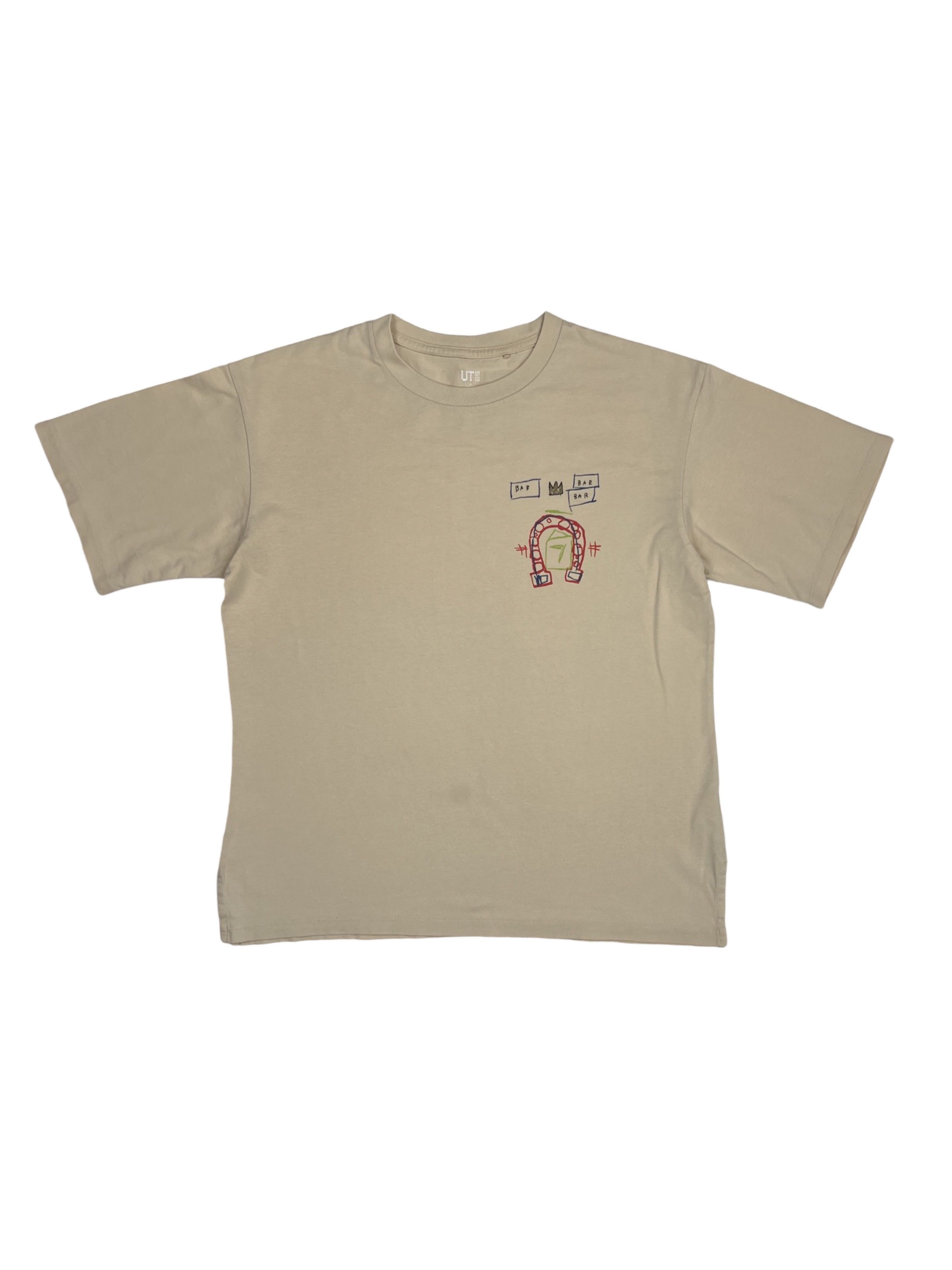 Jean-Michel Basquiat × Uniqlo Uniqlo Basquiat Bar Graphic Tee "Love is a lie" Size US M / EU 48-50 / 2 - 1 Thumbnail