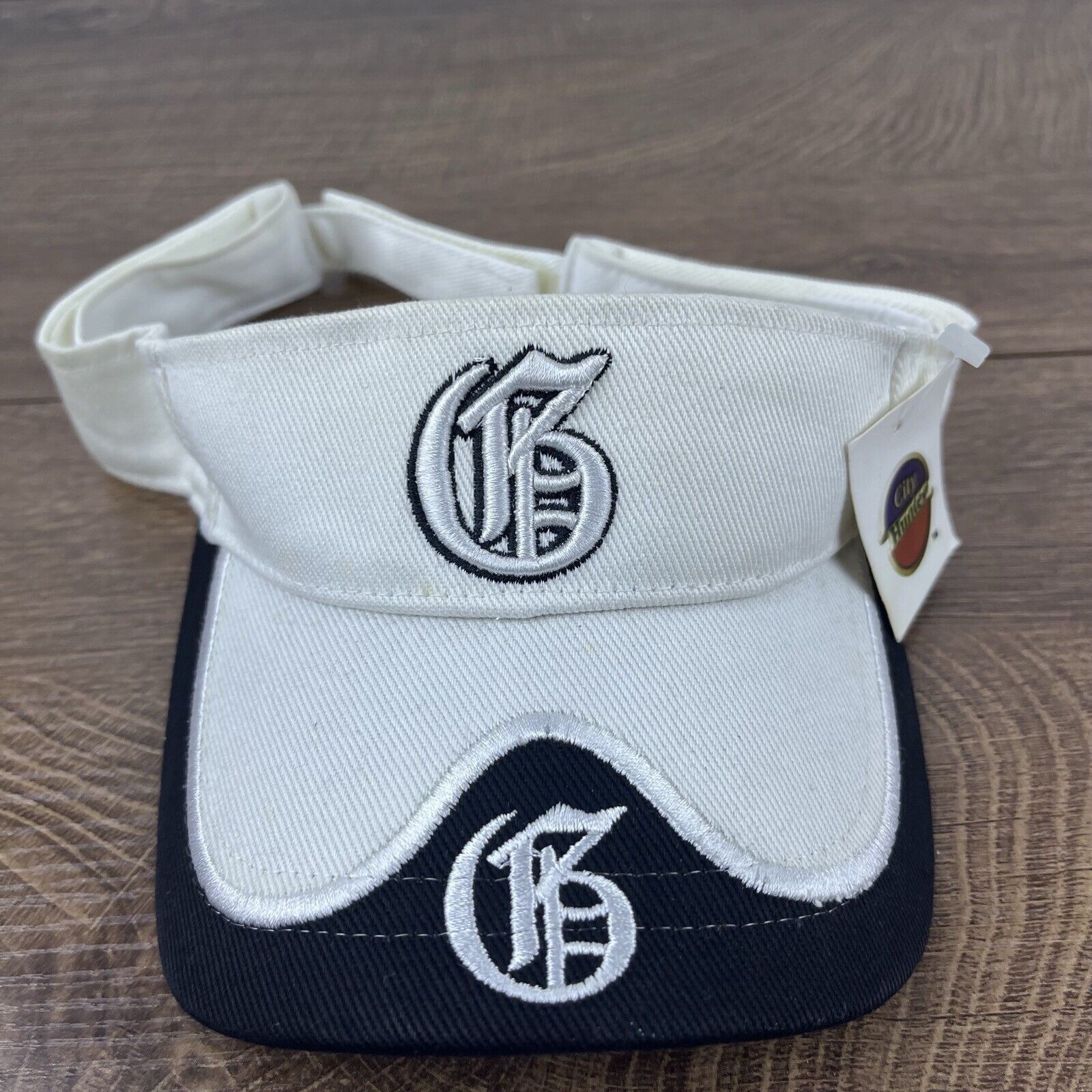 Other Cincinnati Visor Hat White Cap Hat Cincy Adjustable Hat Whit Size ONE SIZE - 5 Thumbnail