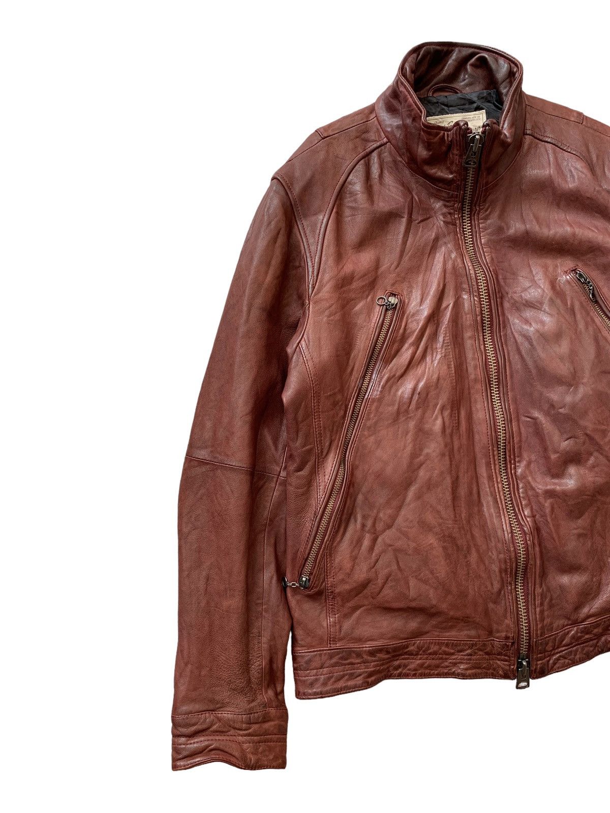 Avirex 🔥AVIREX SHEEPSKIN LEATHER BIKERS JACKETS Size US XL / EU 56 / 4 - 2 Thumbnail