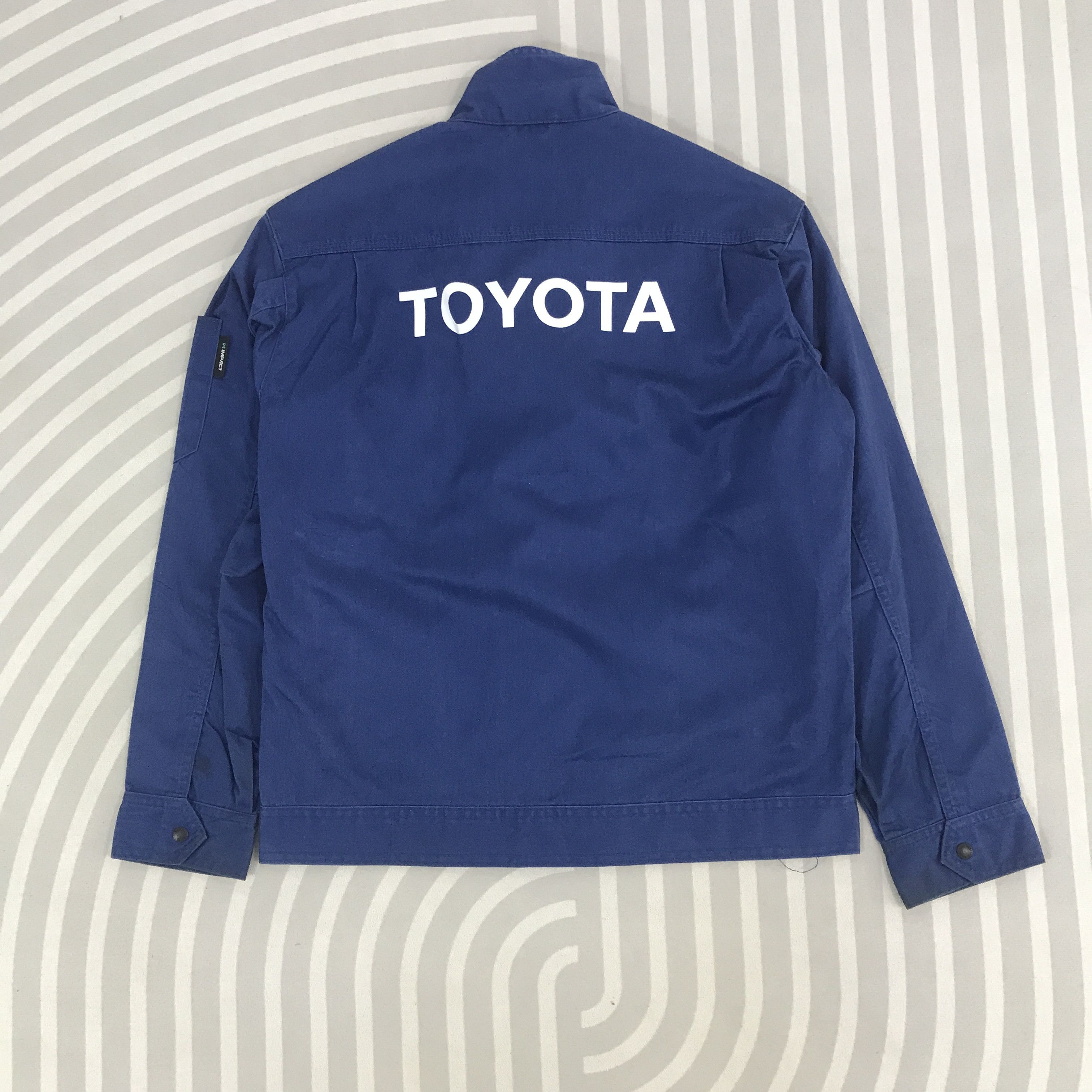Japanese Brand × Vintage Vintage Toyota Racing blue woking Jacket Size US L / EU 52-54 / 3 - 3 Thumbnail