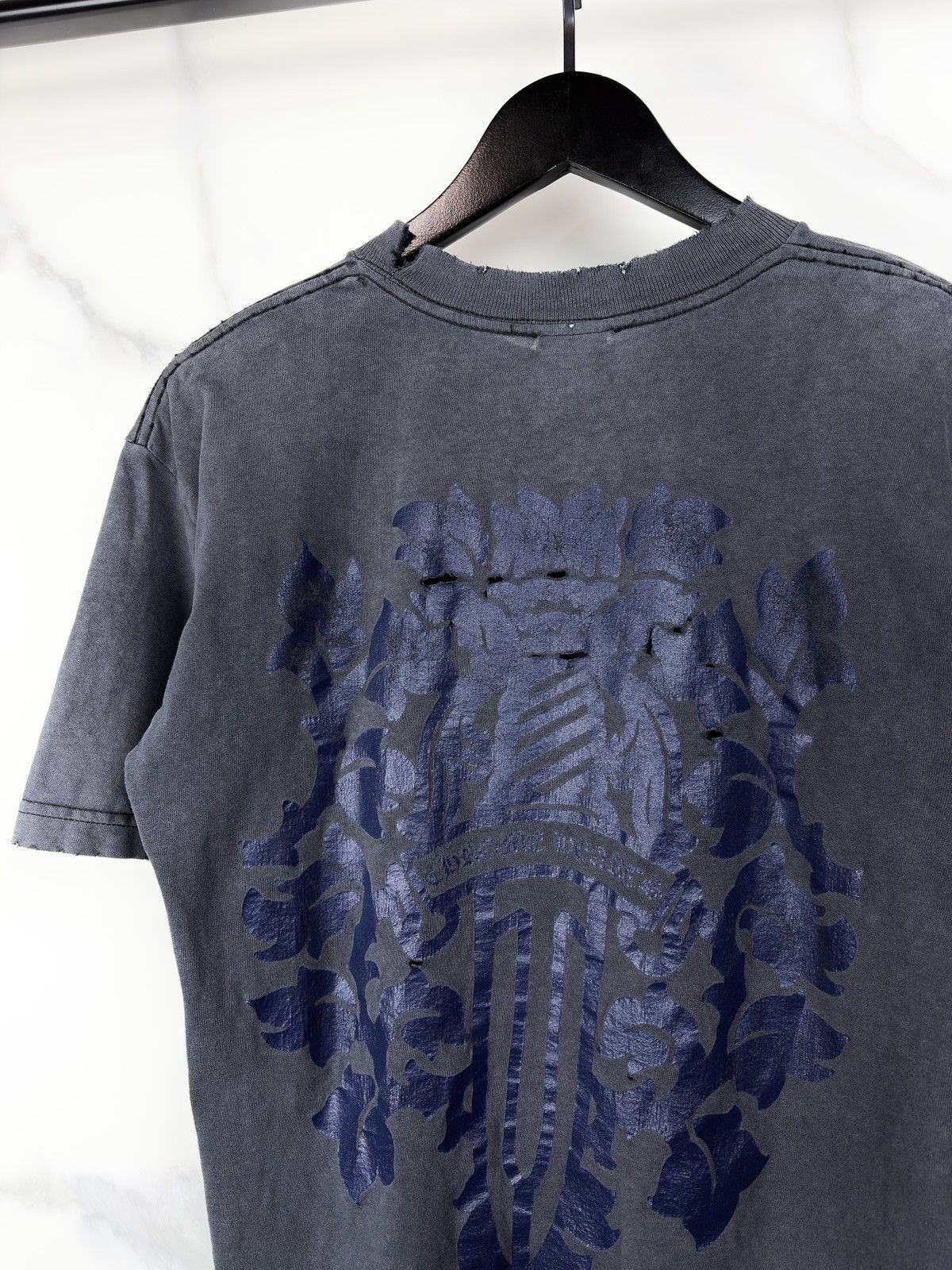 Chrome Hearts Chrome Hearts Vintage Faded Vine Dagger Tshirt Thrashed Size US M / EU 48-50 / 2 - 3 Thumbnail