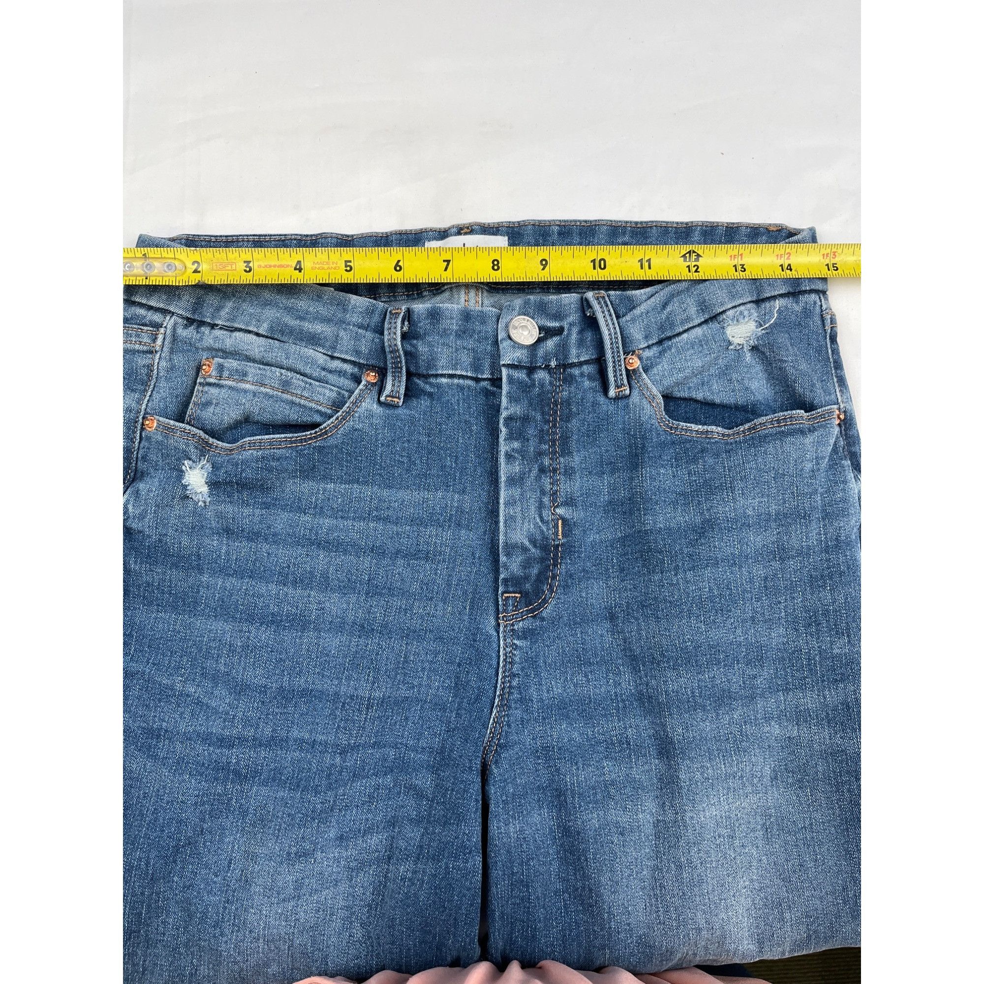 Nicole Miller Nicole Miller Women' Blue Jeans High Rise Boot Size 8 (30x26 Size 30" / US 8 / IT 44 - 7 Thumbnail