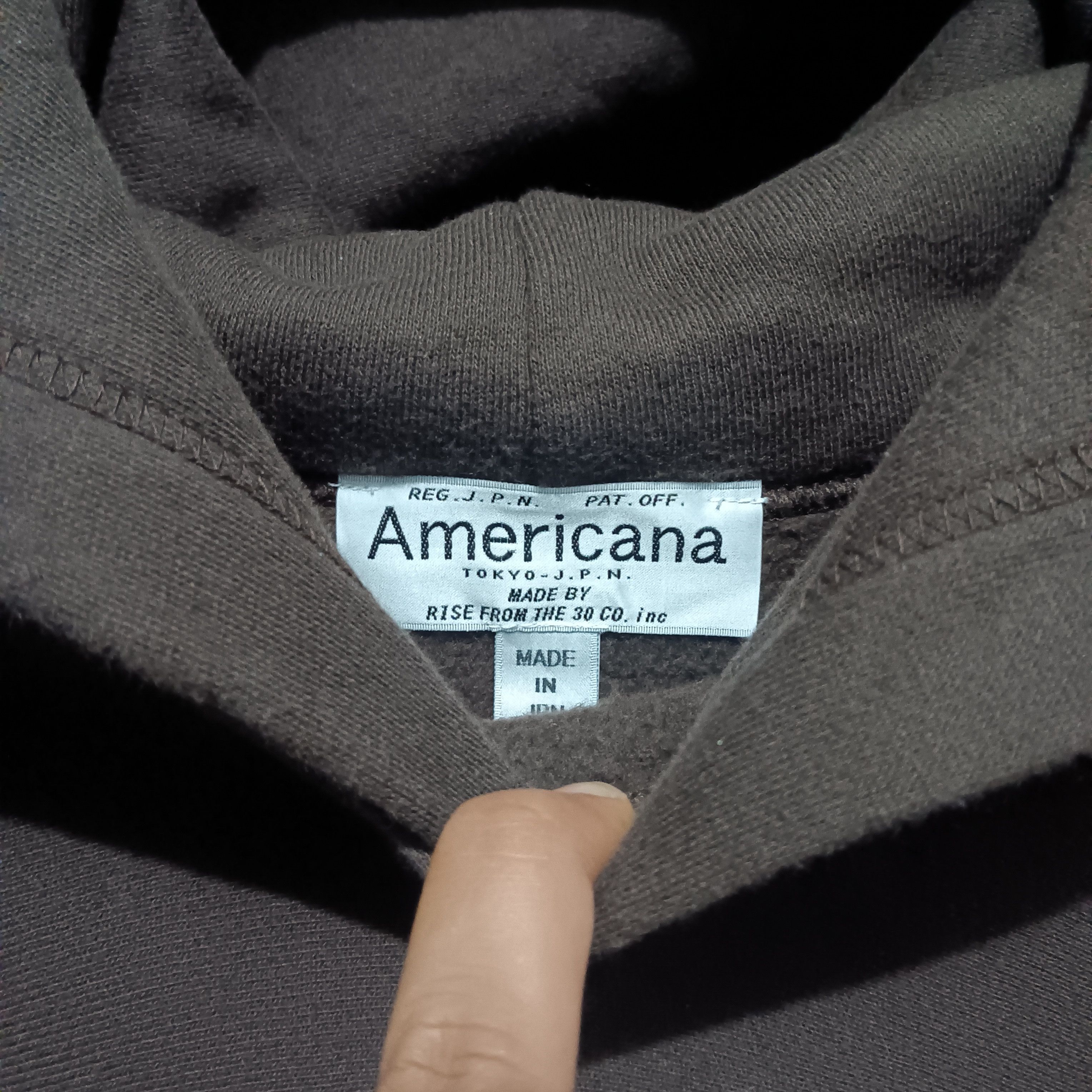 Japanese Brand Americana tokyo jpn hoodie Size US L / EU 52-54 / 3 - 4 Thumbnail