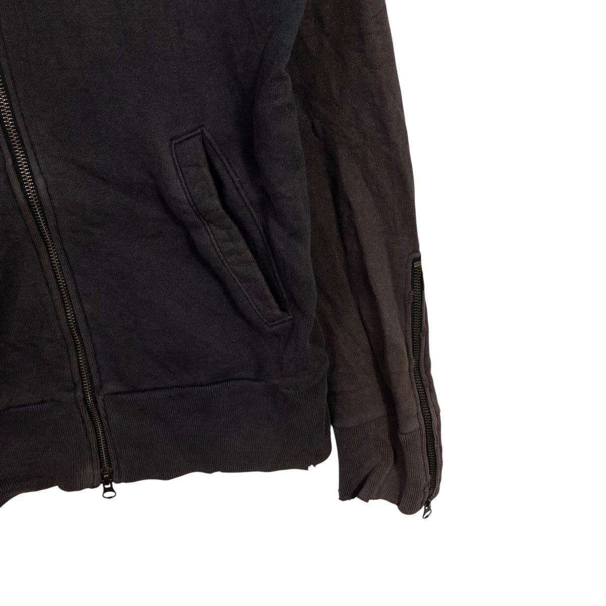 Japanese Brand Japanese Brand Skull Tattoo Full Zip Hoodie Dark Brown Size US L / EU 52-54 / 3 - 7 Thumbnail