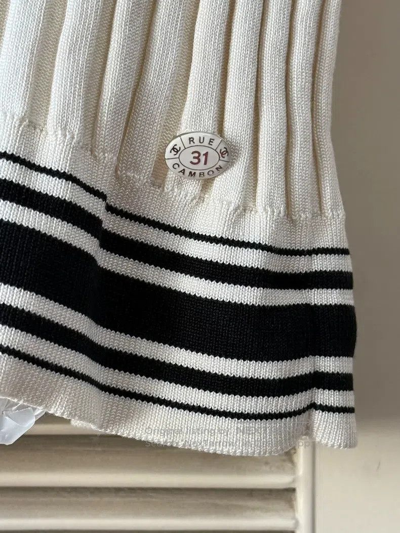 Chanel Chanel Classic No. 31 knitted short sleeves Size XXS / US 00 / IT 34 - 4 Thumbnail