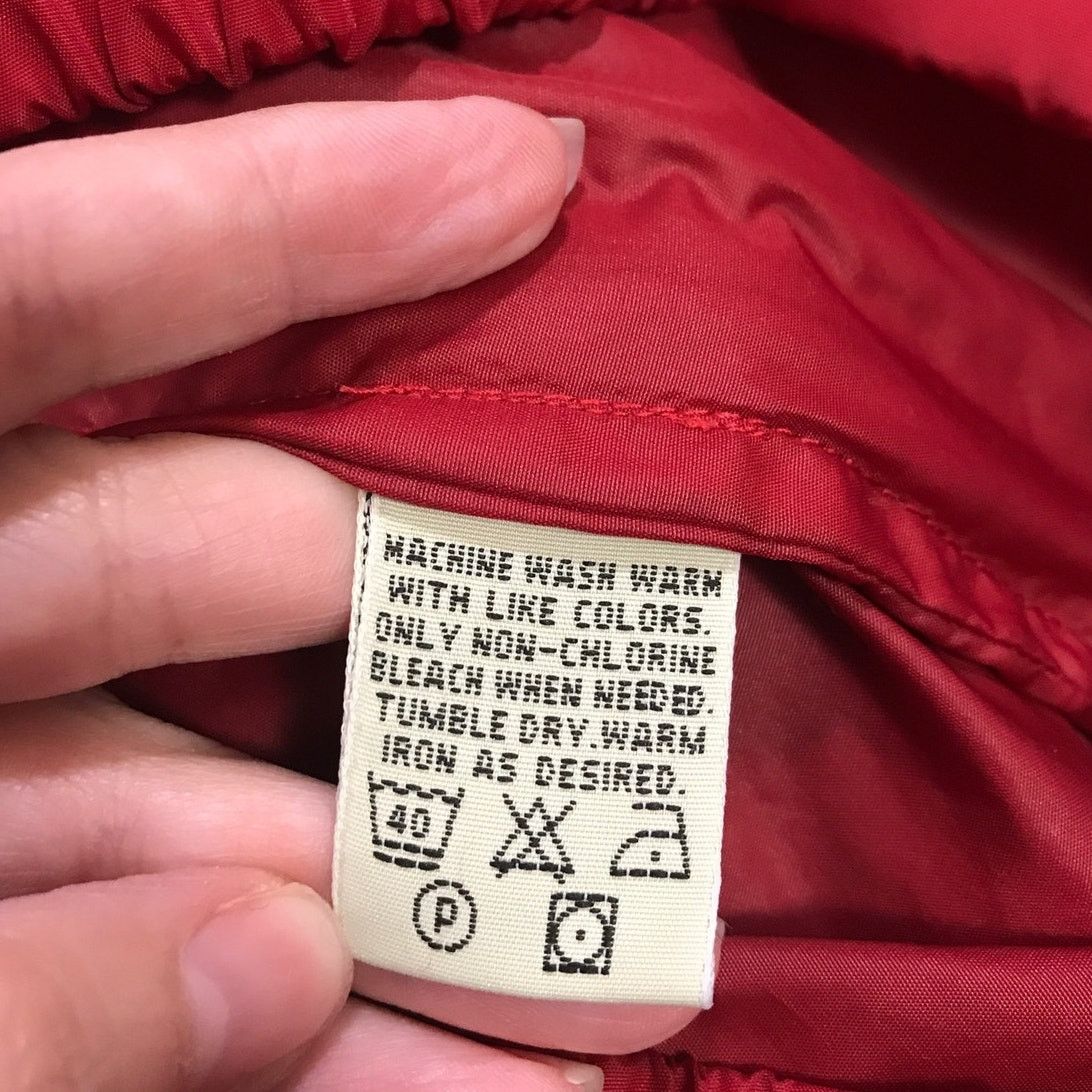 Eddie Bauer Eddie Bauer Sac Jac Red Retro Vintage 90s Hooded Jacket S Size US S / EU 44-46 / 1 - 5 Thumbnail
