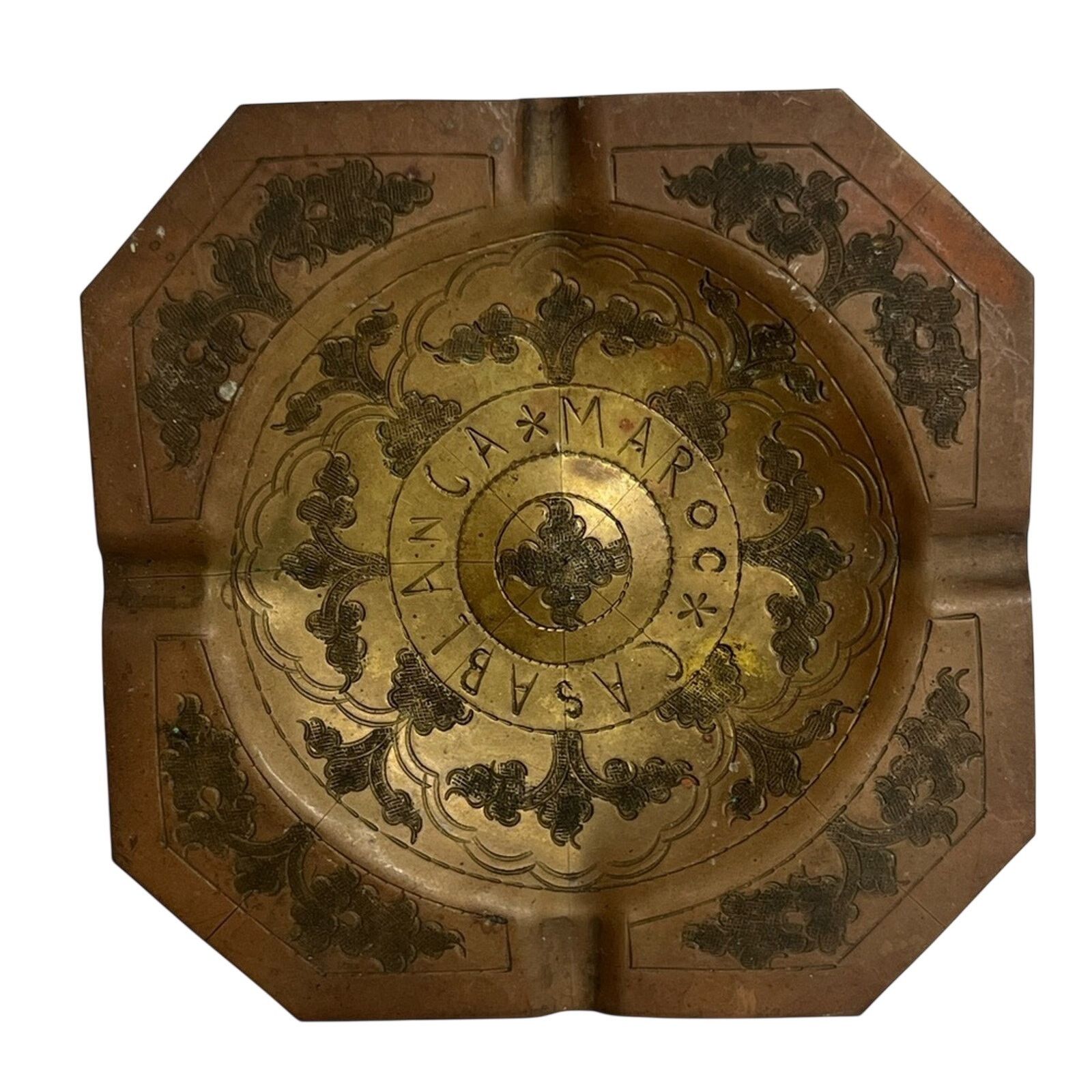 Vintage Antique Vintage Moroccan Brass Ashtray Casablanca Size ONE SIZE - 1 Thumbnail