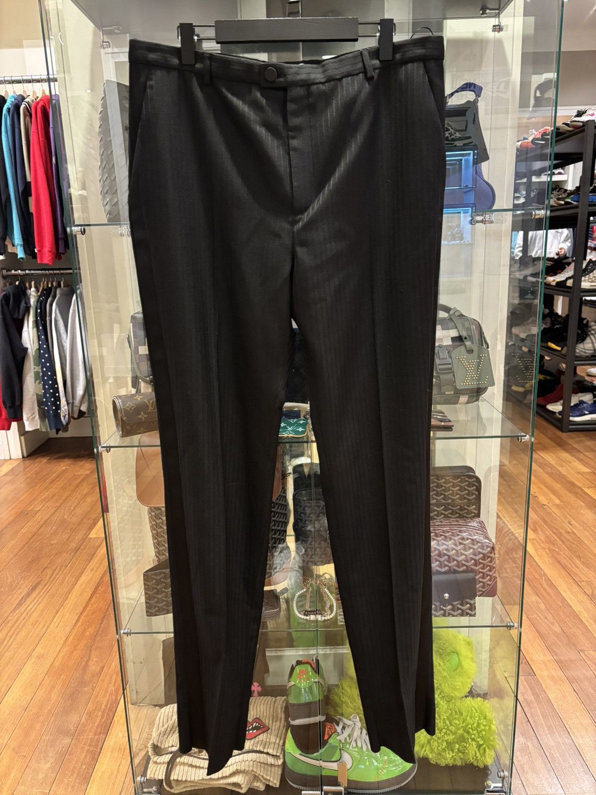Yves Saint Laurent Saint Laurent Tuxedo Tail Pants Size US 38 / EU 54 - 1 Thumbnail