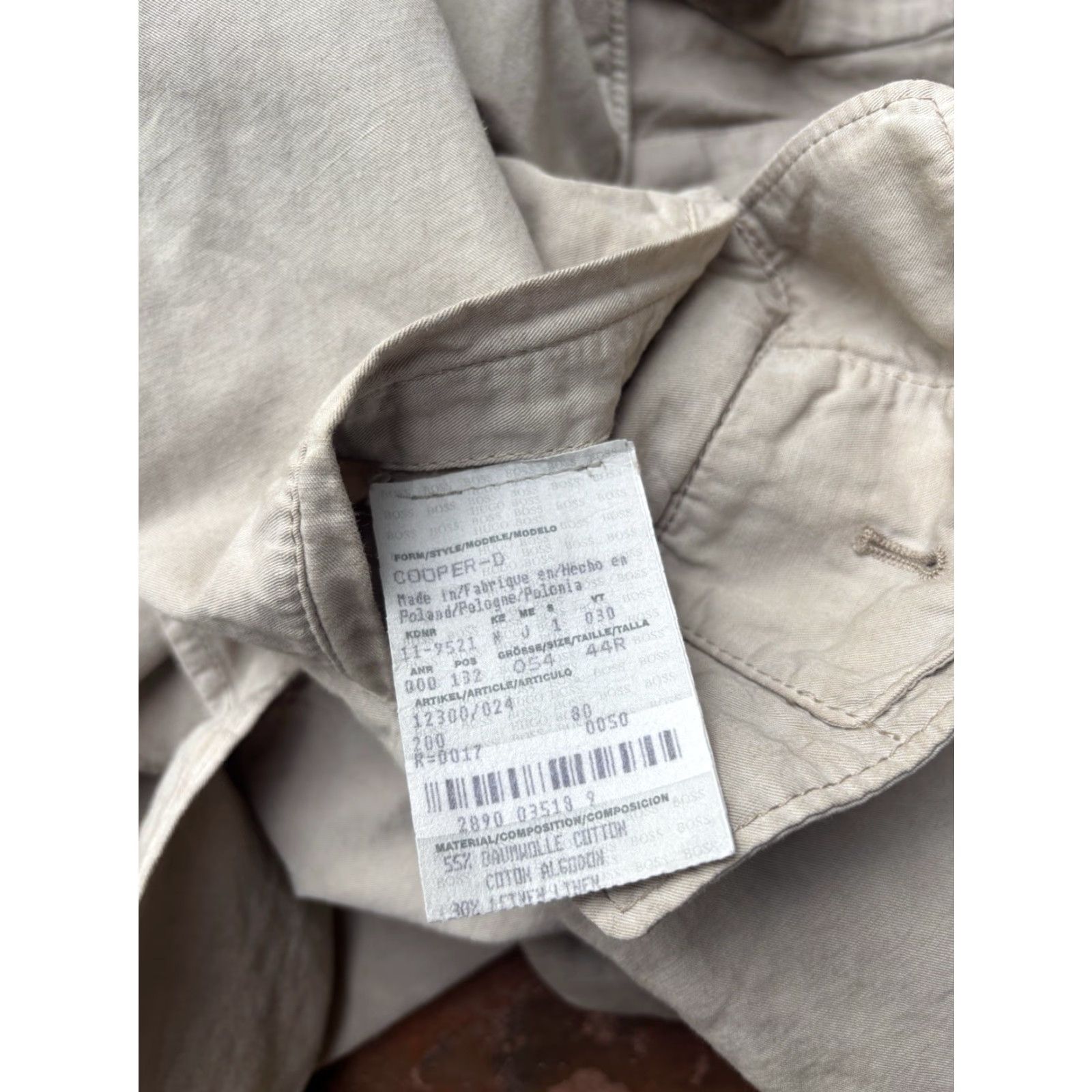 Hugo Boss VINTAGE Boss Hugo Boss Cotton Utility Tactical Safari Jacket 44R Mens Beige 90s Size US S / EU 44-46 / 1 - 7 Thumbnail