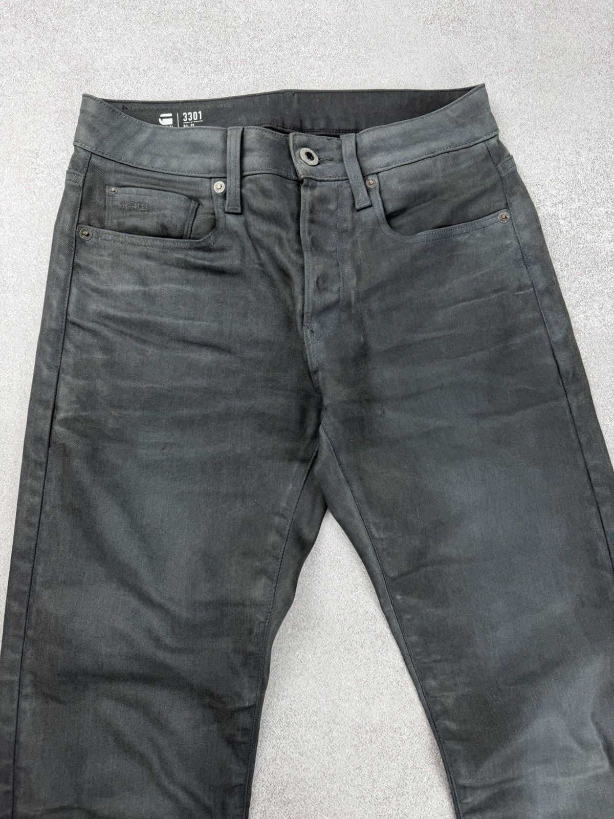 G-Star G-Star Raw 3301 Slim Denim Jeans Men’s Size 28x34 Size US 28 / EU 44 - 4 Thumbnail
