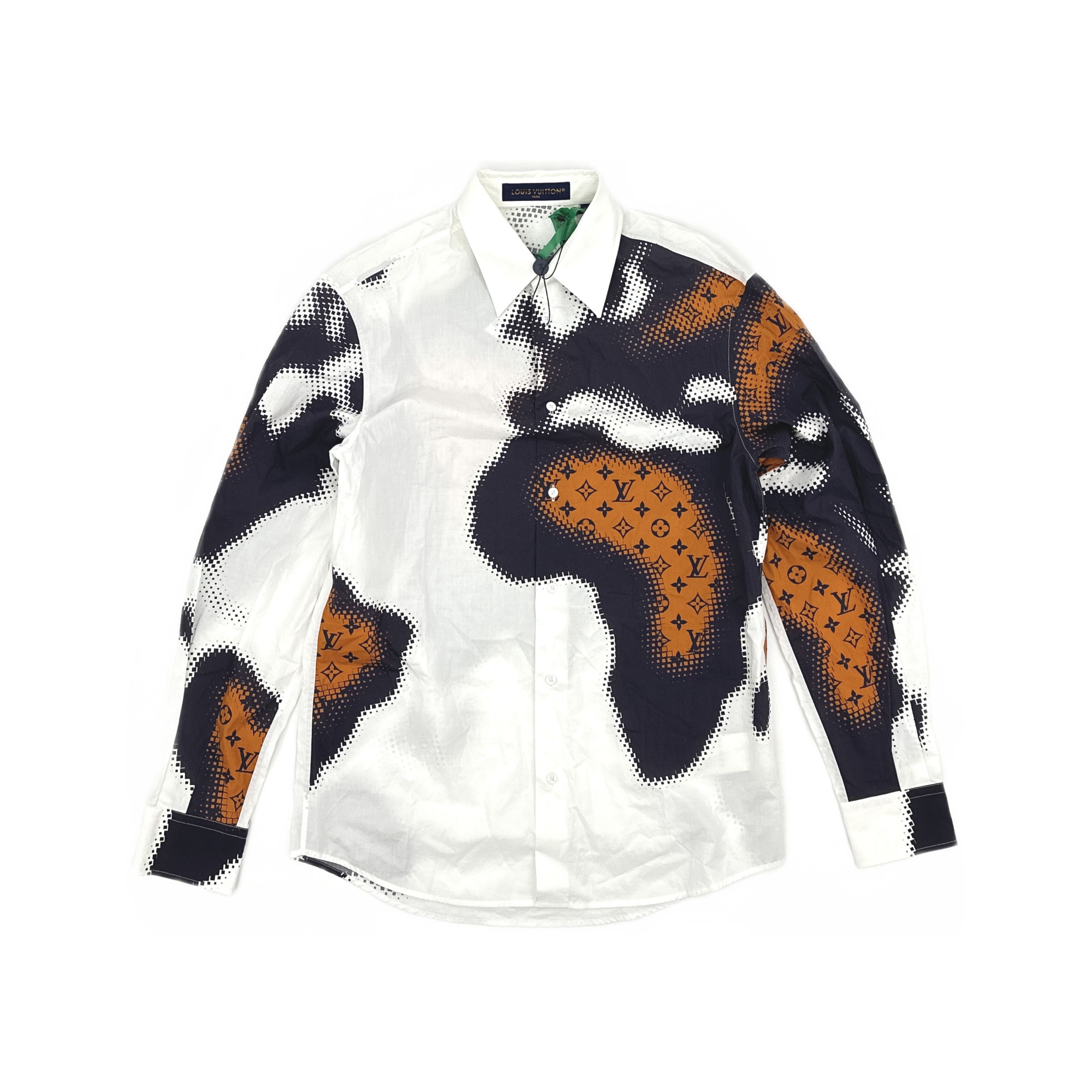 Louis Vuitton Louis Vuitton SS24 Mappa Mundi Monogram Shirt XS Size US XS / EU 42 / 0 - 1 Thumbnail