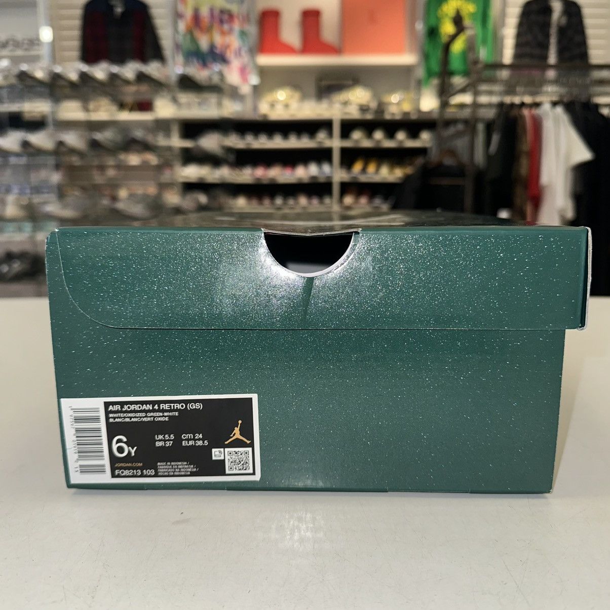 Nike Size 6Y (7.5W) - Nike Air Jordan 4 Retro Oxidized Green Size US 7.5 / IT 37.5 - 7 Thumbnail