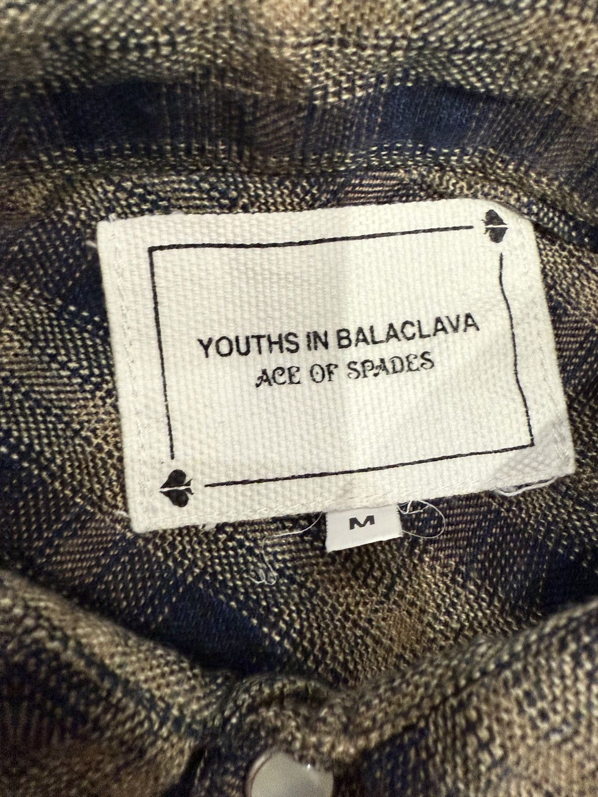 Vintage × Youths In Balaclava Youths in Balaclava Plaid Print Long Sleeve Dress Shirt Size US M / EU 48-50 / 2 - 4 Thumbnail