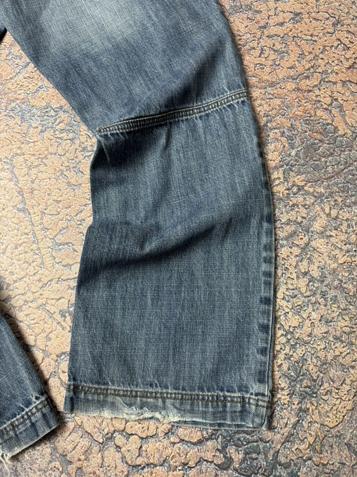 Jean 90s Henleys Jeanswear VIntage Deep Blue Y2K Denim Jeans Size US 34 / EU 50 - 10 Thumbnail