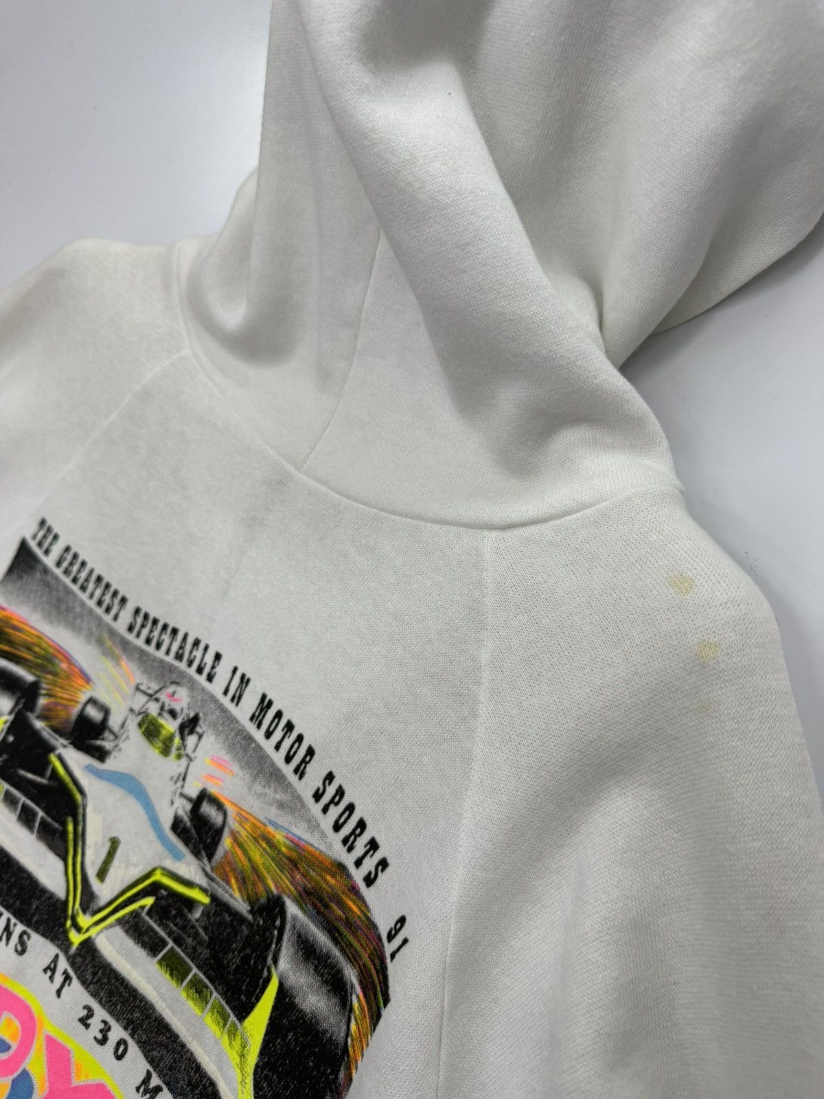 Vintage 🔥 90s Indy 75th Running Hoodie Double Hit Graphic Motorsport Size US M / EU 48-50 / 2 - 21 Thumbnail
