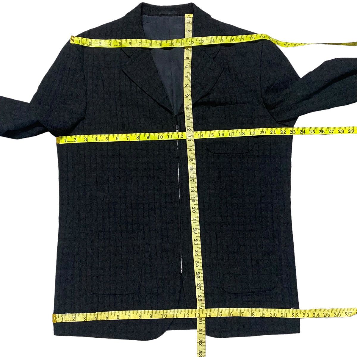 Comme des Garcons Homme AD1997 CdgH Blazer Jacket Zipper Embroidered Size US L / EU 52-54 / 3 - 22 Thumbnail